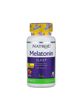 Мелатонін смак полуниці 1 мг | 90 таб Natrol 20202234