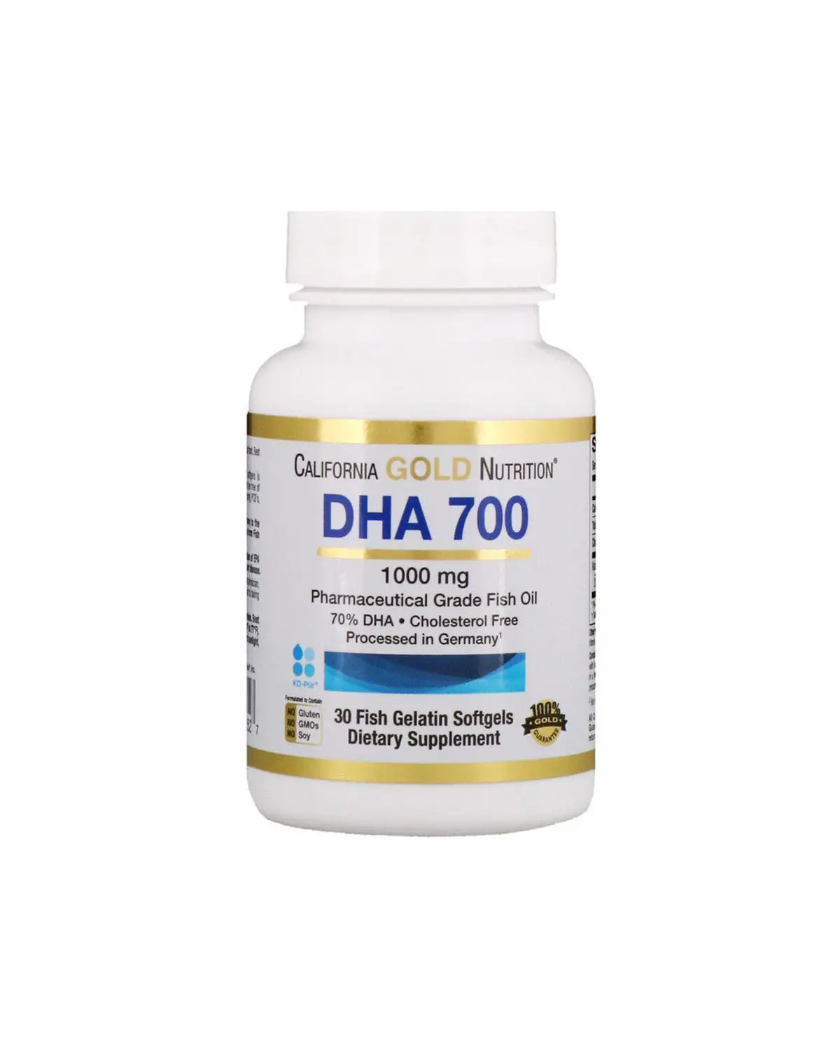 Рыбий жир DHA 700 1000 мг | 30 кап California Gold Nutrition 20190392