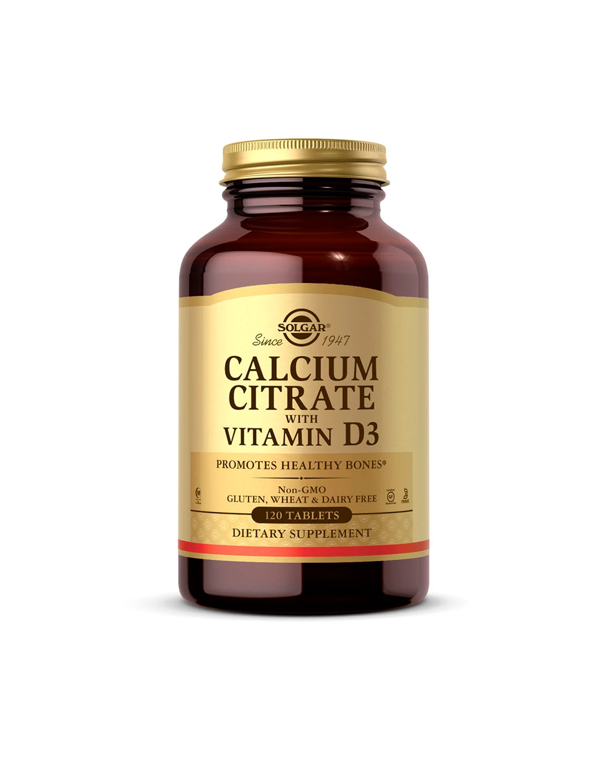 Кальций цитрат с витамином D3 | 120 таб Solgar 20190474