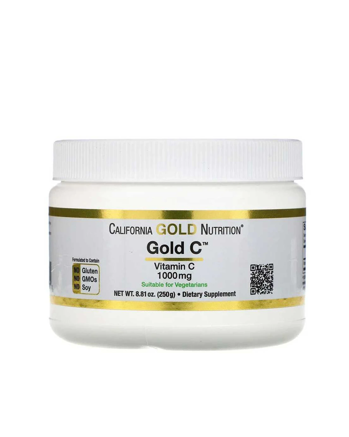 Вітамін C 1000 мг | 250 г California Gold Nutrition 20200040