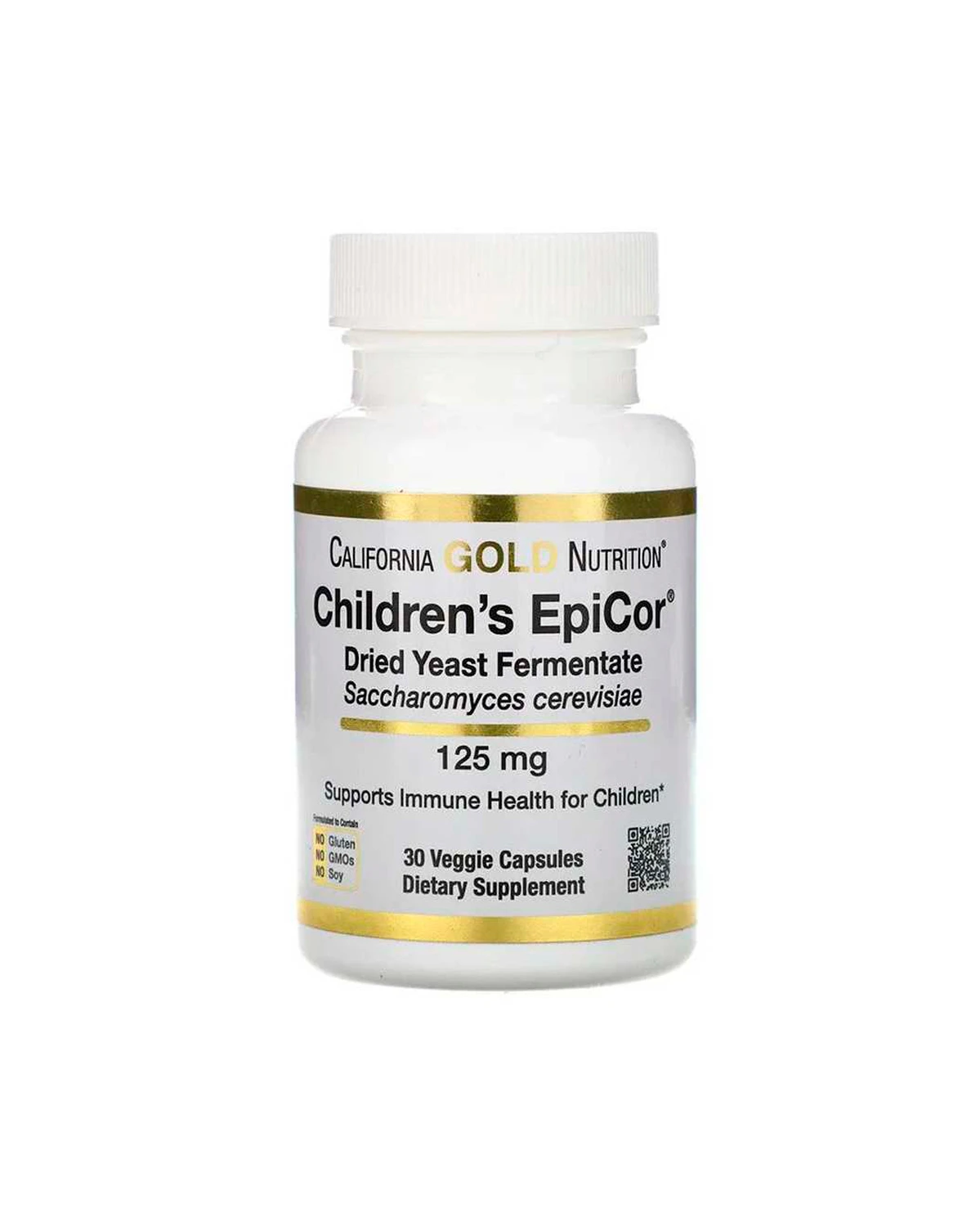 Дитячий Епікор 125 мг | 30 кап California Gold Nutrition 20200084