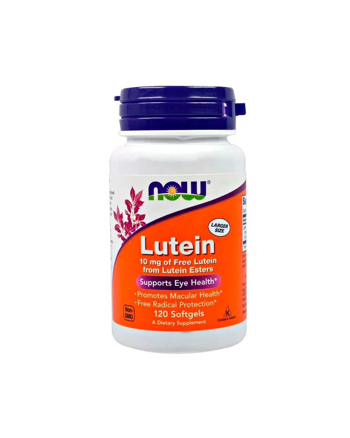 Лютеїн 10 мг | 120 таб Now Foods 20200141