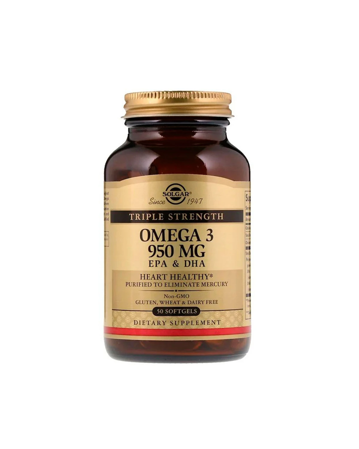 Омега-3 950 мг | 50 кап Solgar 20200206