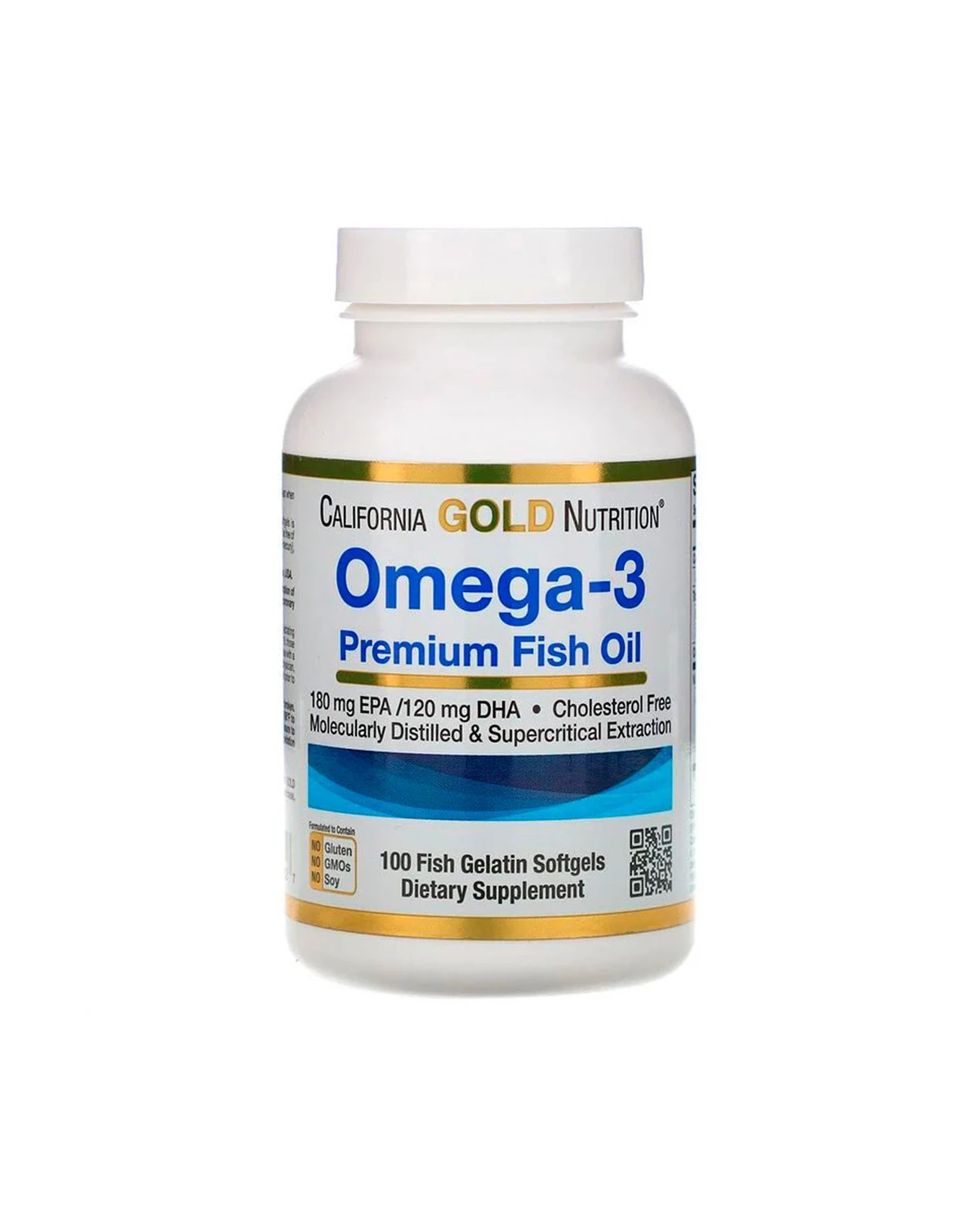 Омега-3 | 100 кап California Gold Nutrition 20200209