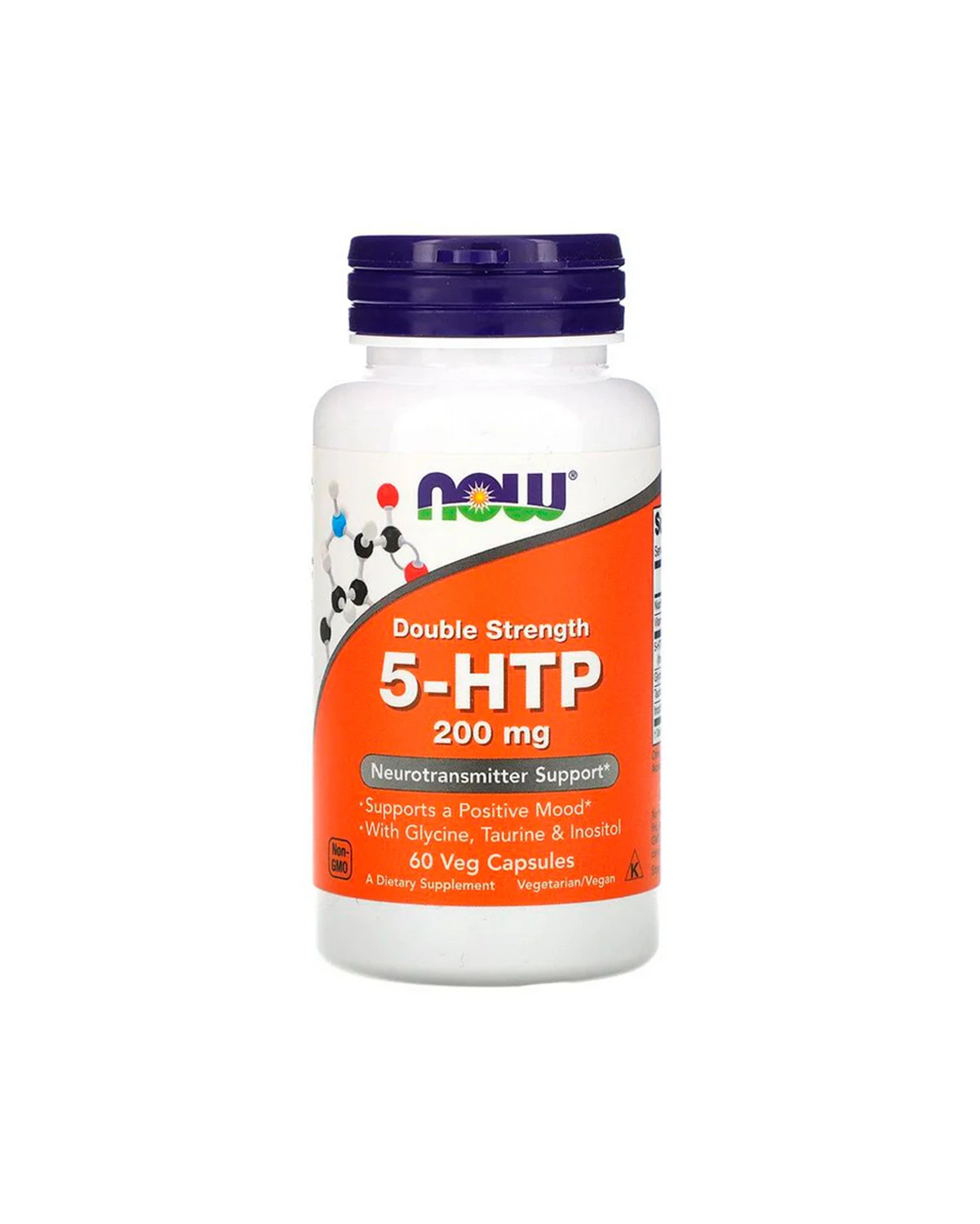 5-HTP подвійна сила 200 мг | 60 кап Now Foods 20200346