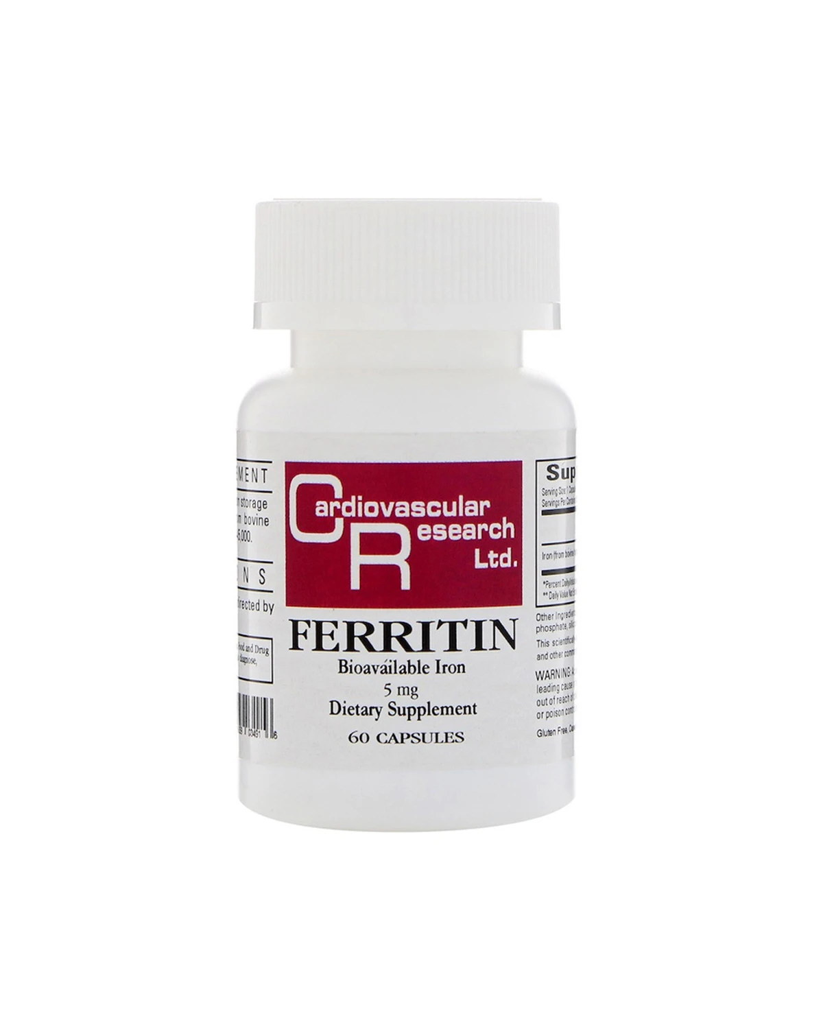 Феритин 5 мг | 60 кап Cardiovascular Research 20200492