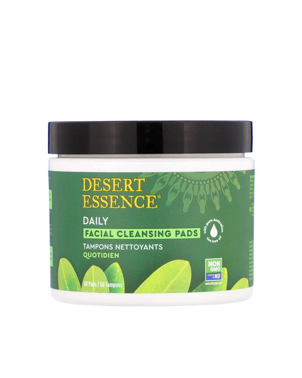 Ватні диски для очищення обличчя | 50 шт Desert Essence 20200581