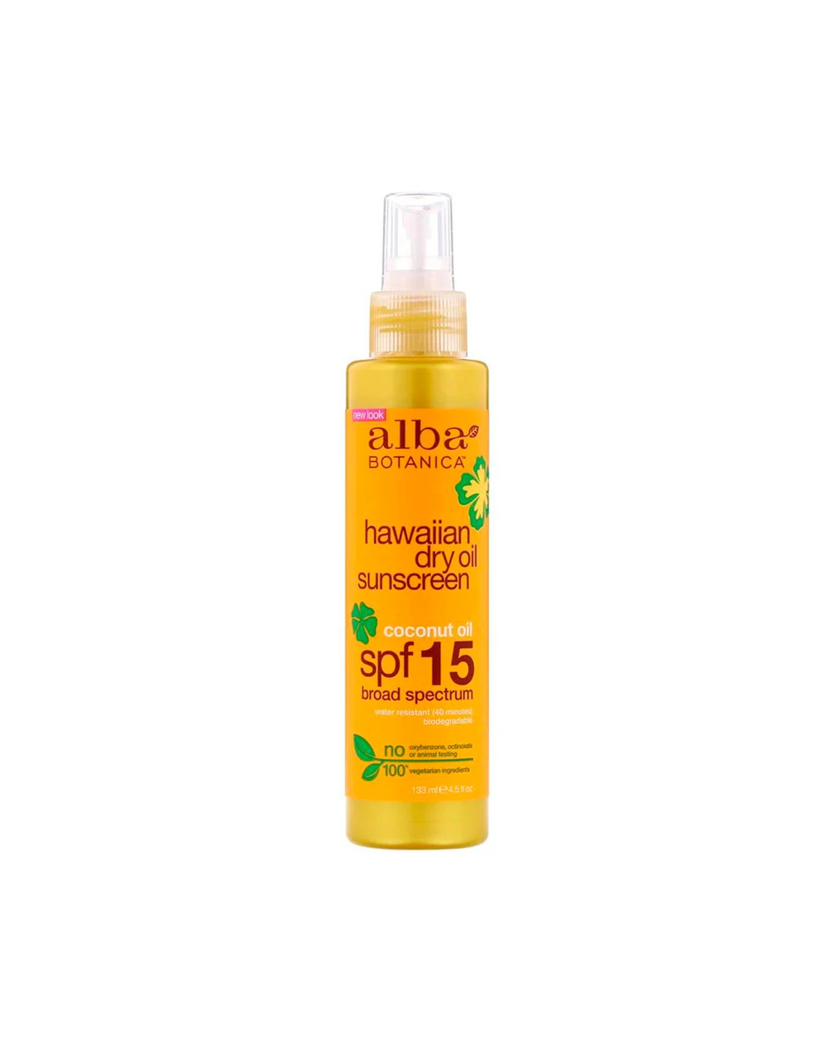 Масло для загара SPF 15 кокос | 133 мл Alba Botanica 20200752