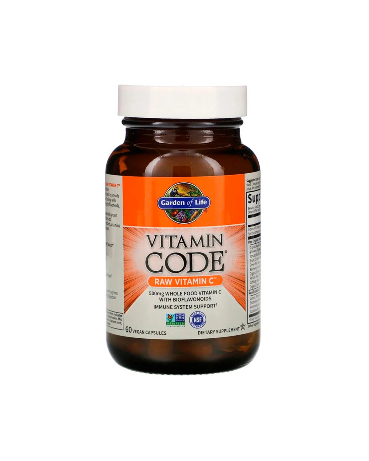 Вітамін С 500 мг | 60 кап Garden of Life 20200834