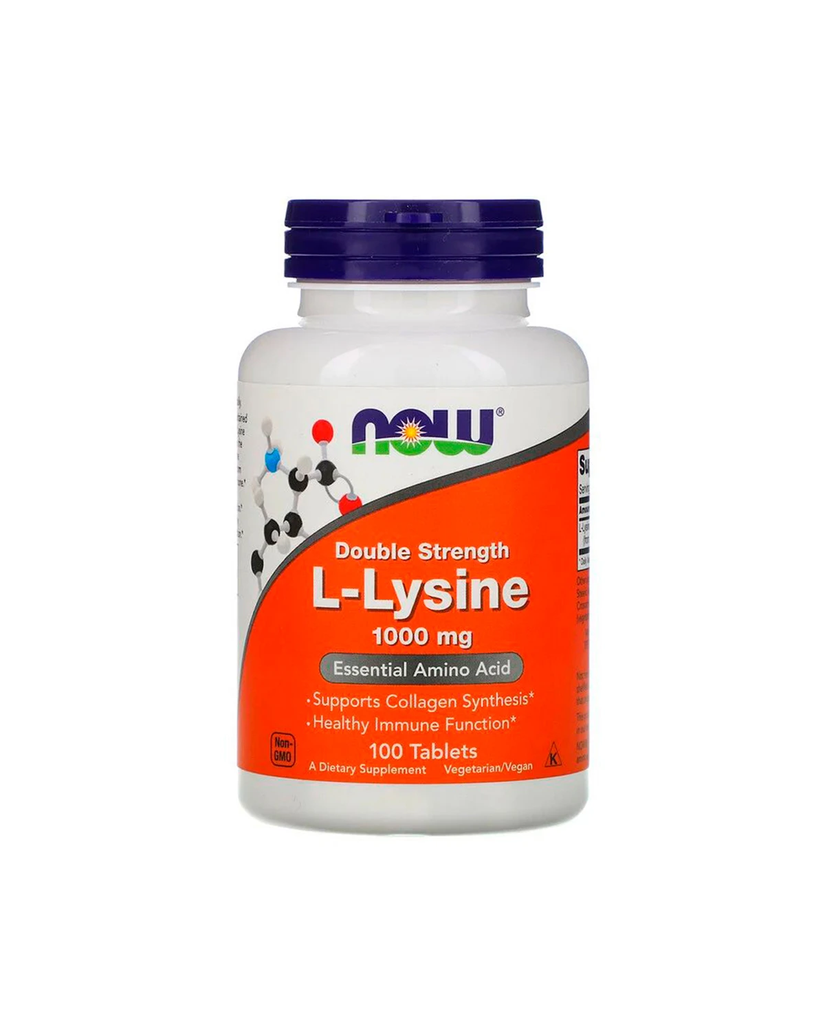 L-Лізин 1000 мг | 100 таб Now Foods 20200856