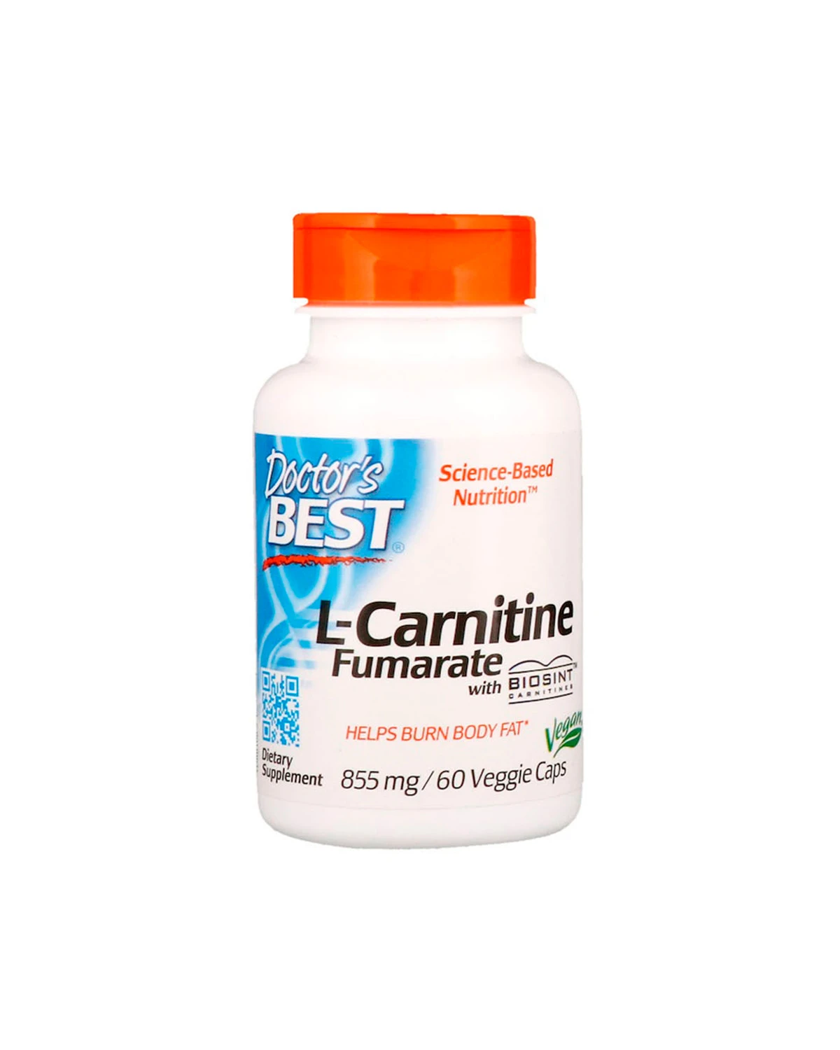 L-Карнітин фумарат 855 мг | 60 кап Doctor's Best 20200956