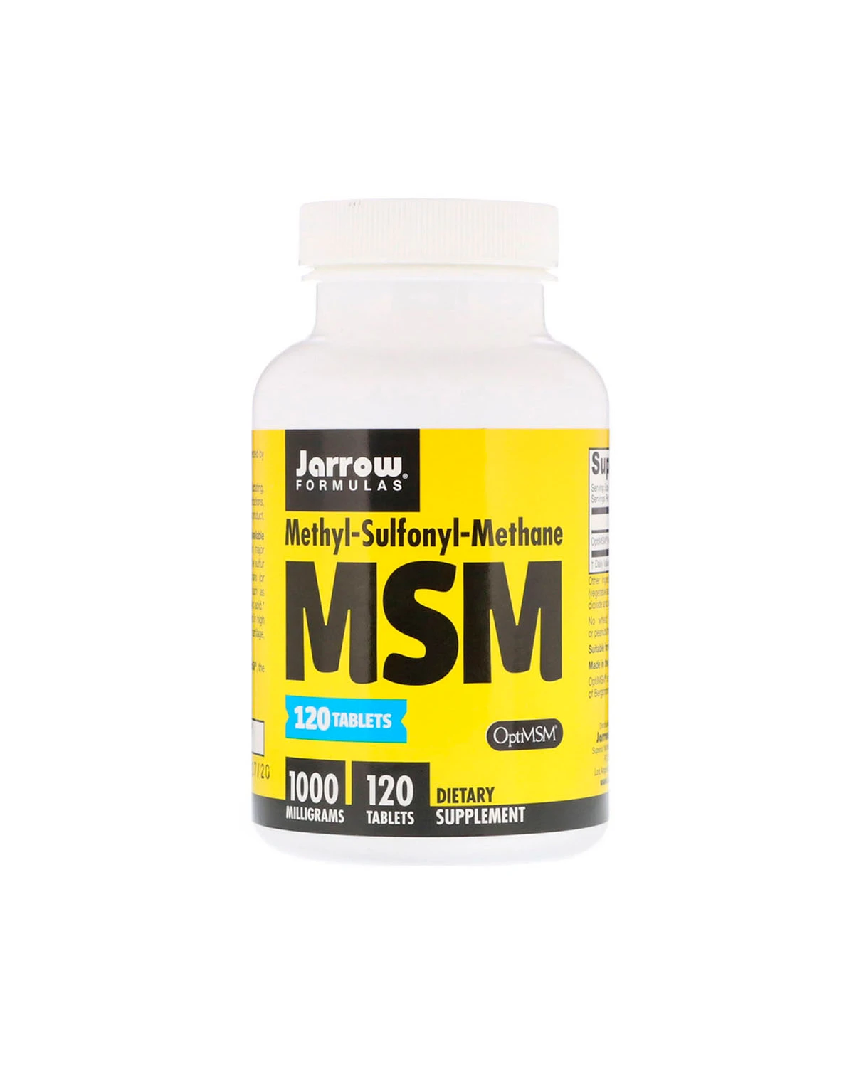 МСМ 1000 мг | 120 таб Jarrow Formulas 20200966