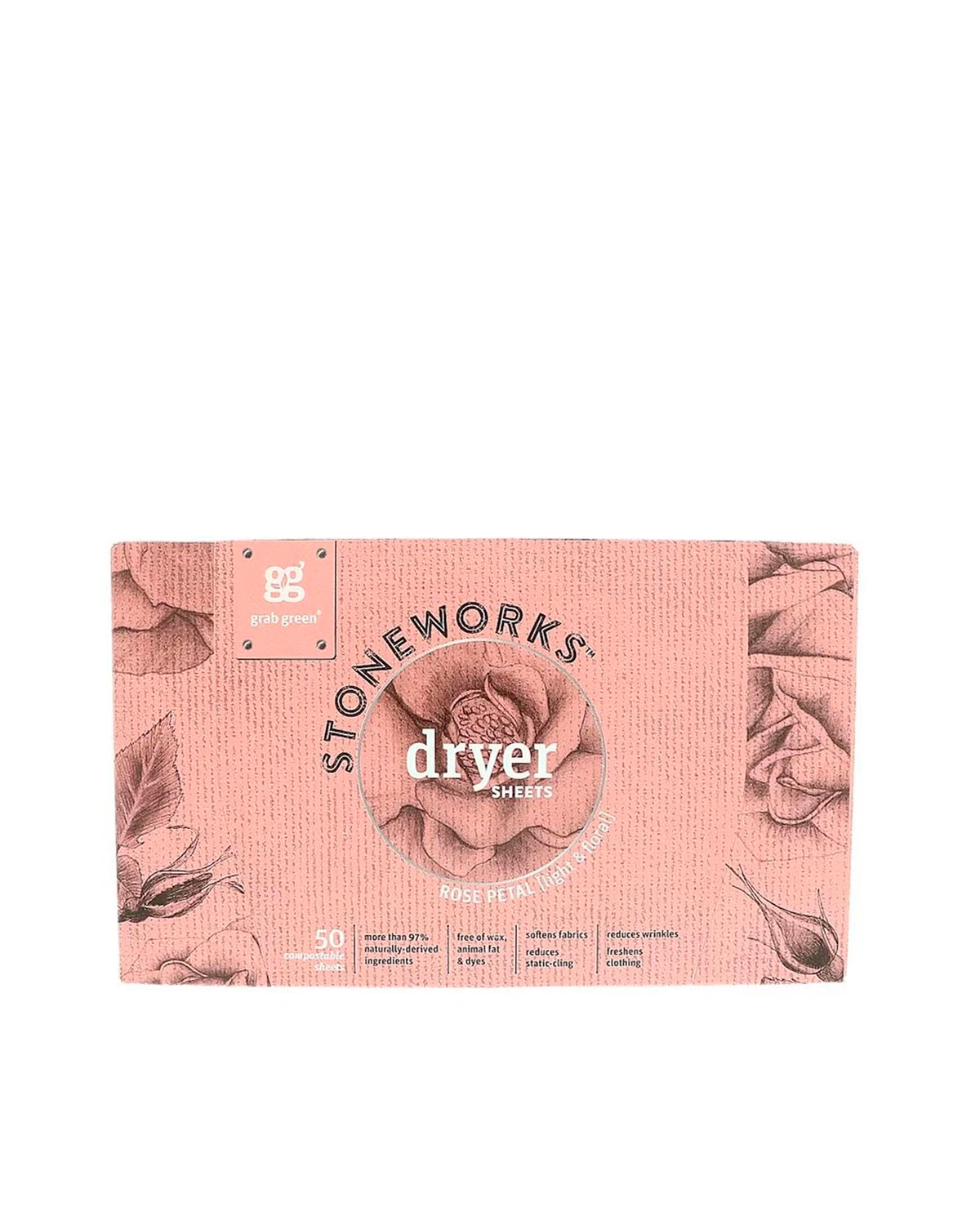 Салфетки для сушки розовые лепестки | 50 шт Grab Green 20201175