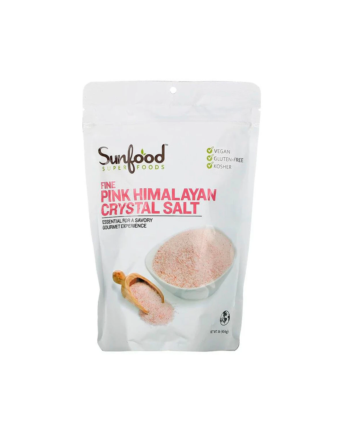 Гімалайська сіль | 454 г Sunfood 20201331
