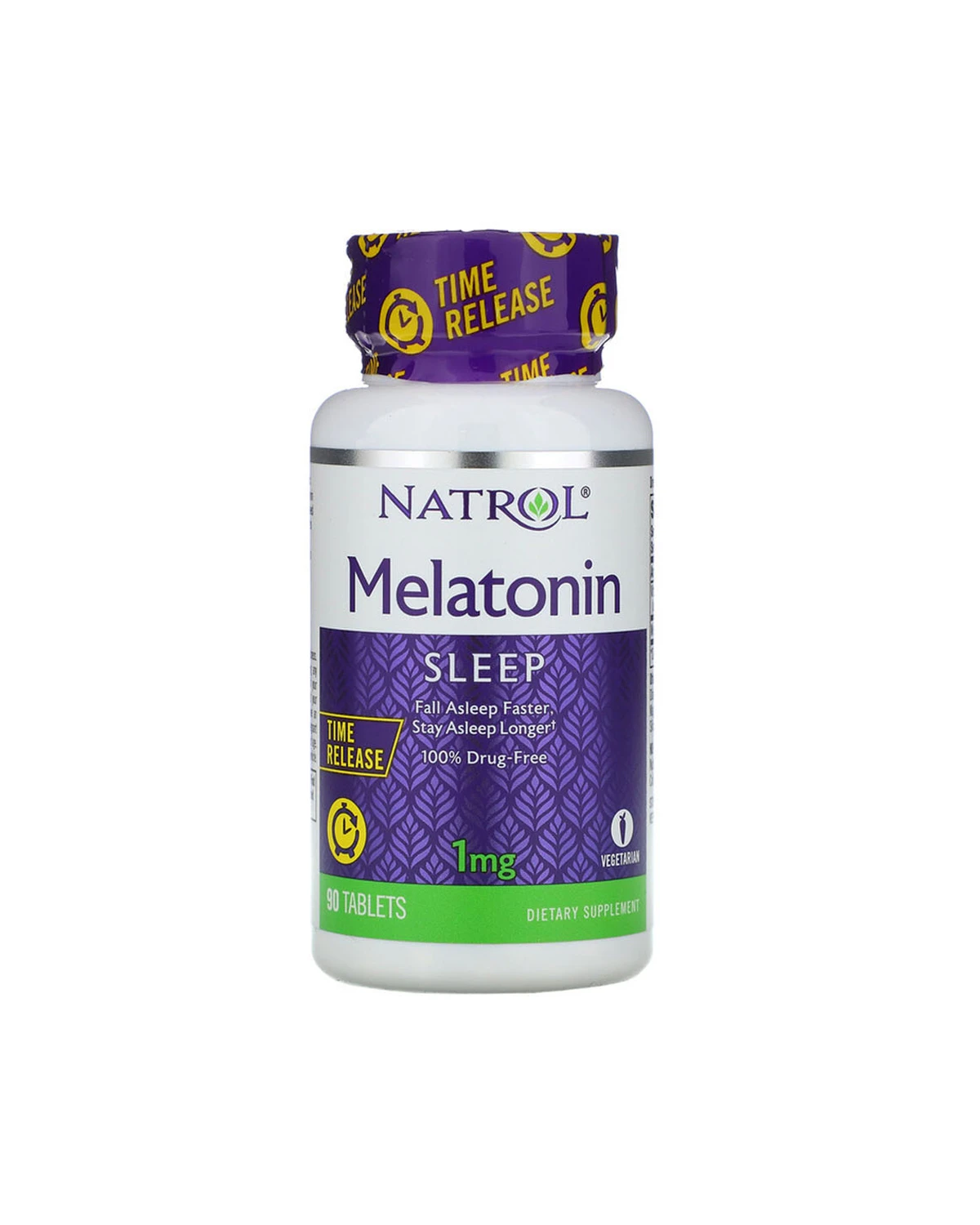 Мелатонін уповільненого вивільнення 1 мг | 90 таб Natrol 20201433