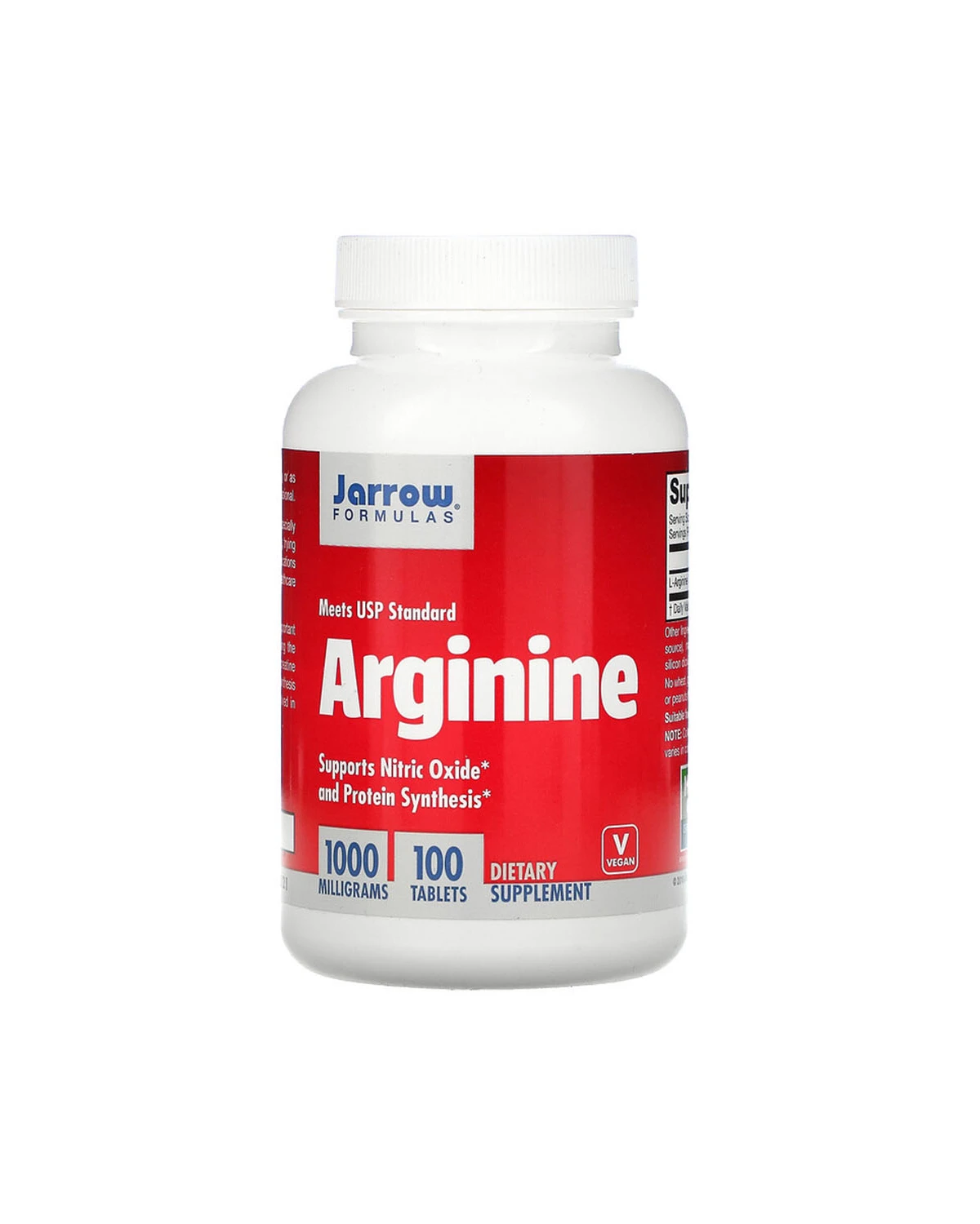Аргінін 1000 мг | 100 таб Jarrow Formulas 20201514
