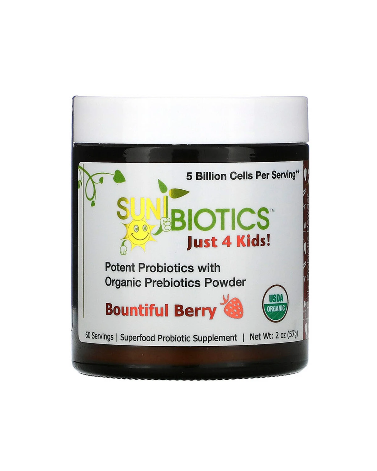Пробіотики з пребіотиками для дітей ягідний смак | 57 г Sunbiotics 20201523