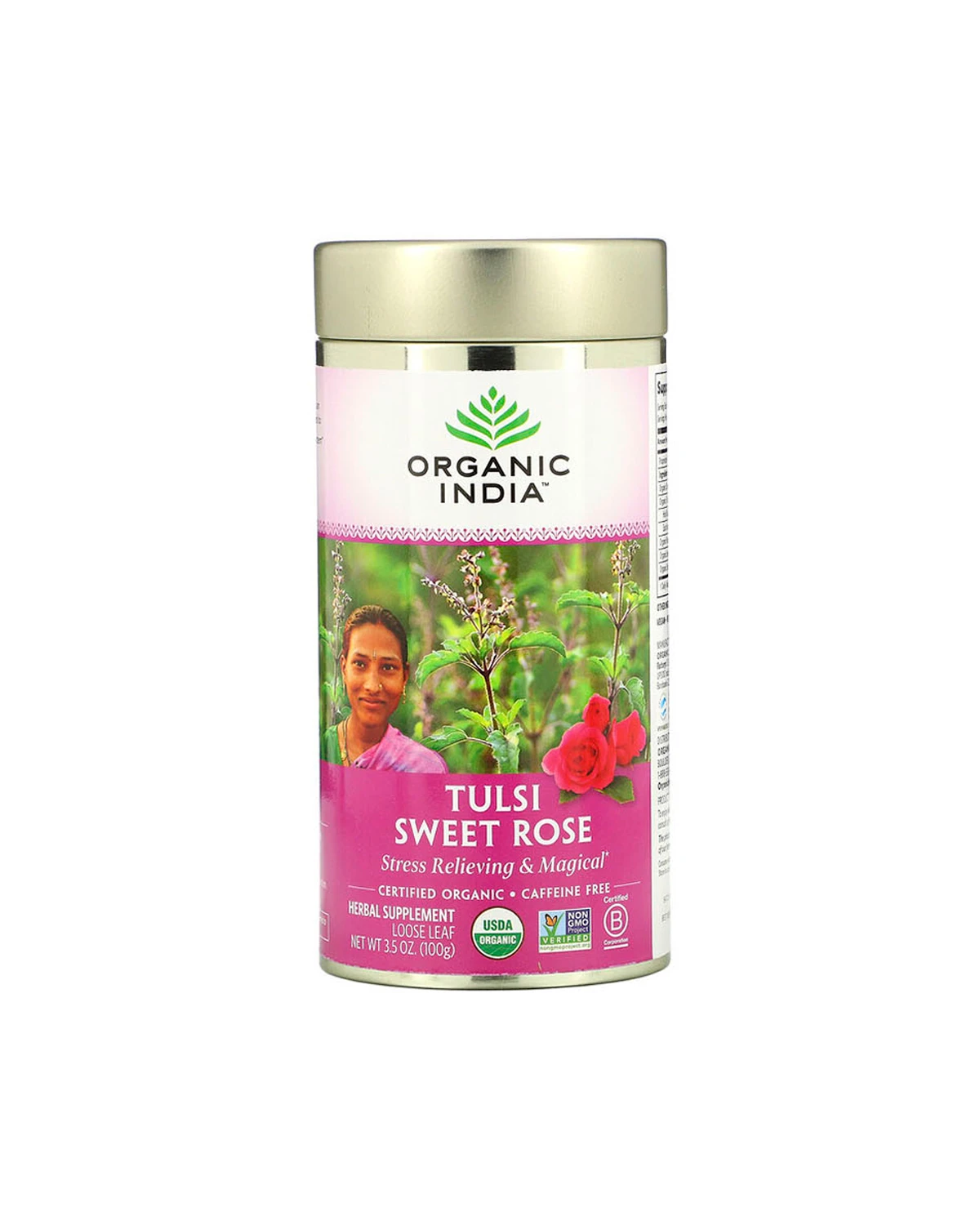 Чай Тулсі солодка троянда | 100 г Organic India 20201646