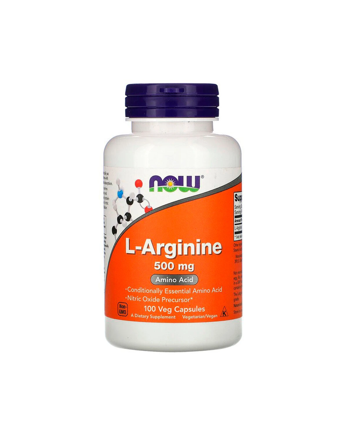L-аргінін 500 мг | 100 кап Now Foods 20201819
