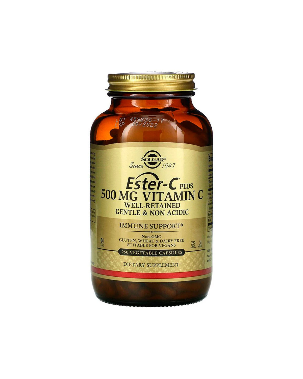 Вітамін C 500 мг | 250 кап Solgar 20201891
