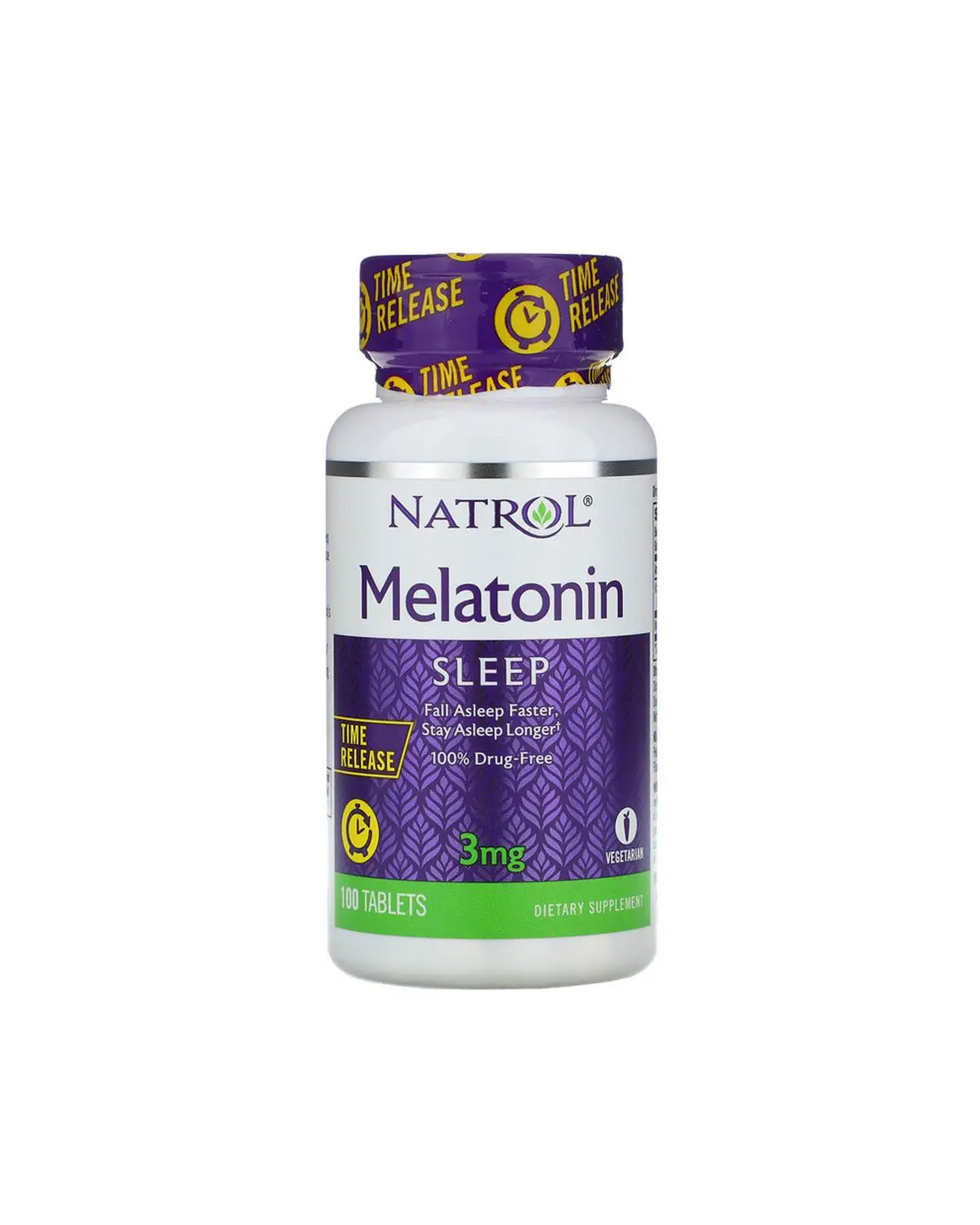 Мелатонін з повільним вивільненням 3 мг | 100 таб Natrol 20202356