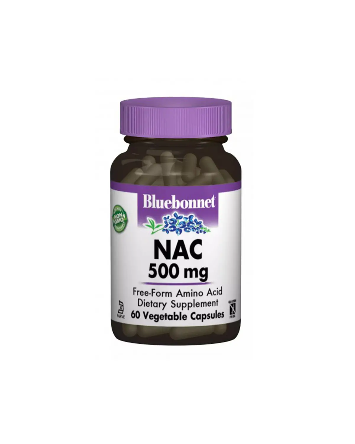 NAC (N-Ацетил-L-Цистеїн) 500 мг | 60 кап Bluebonnet Nutrition 20202536
