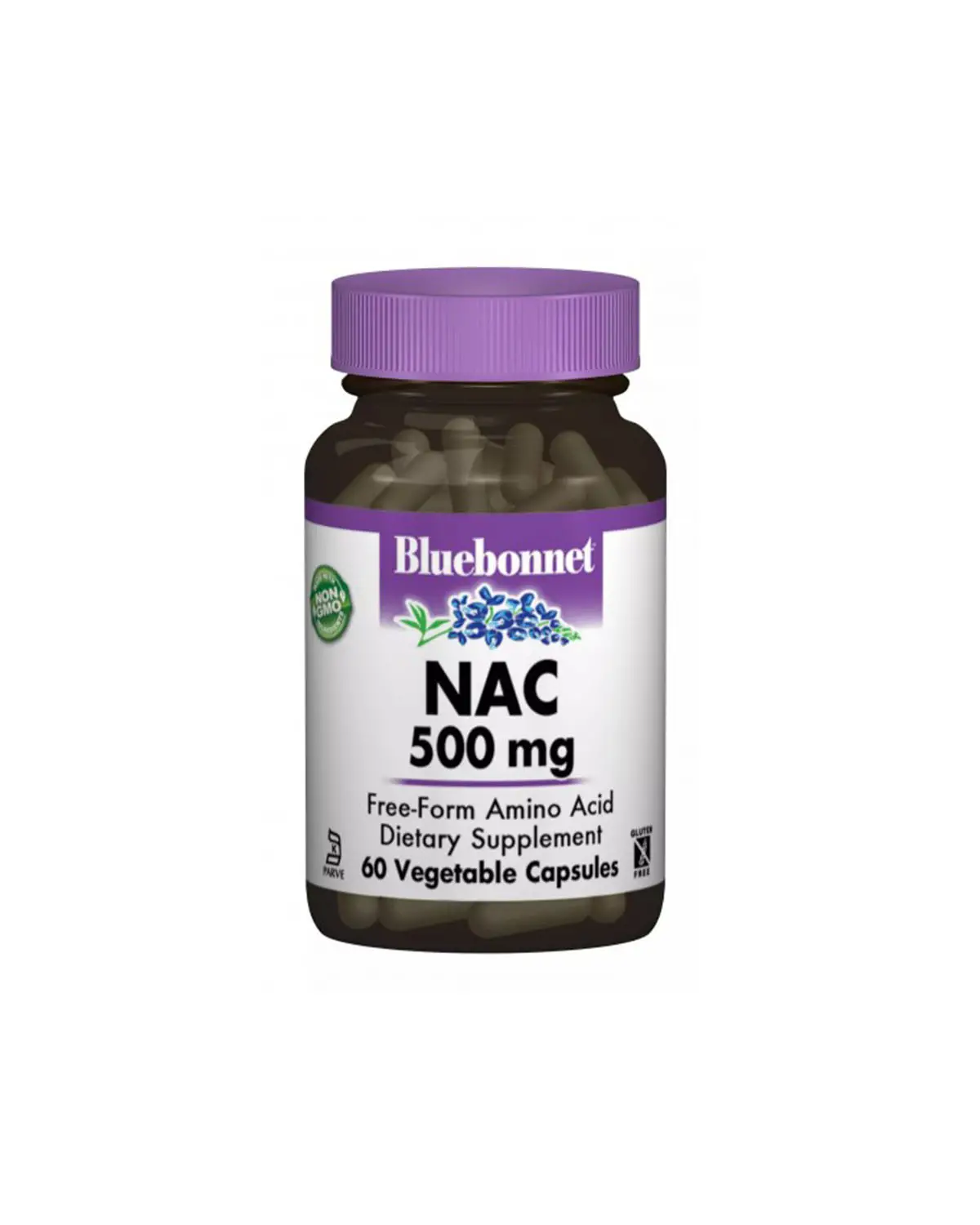 NAC (N-Ацетил-L-Цистеин) 500 мг - 60 кап Bluebonnet Nutrition 20202536