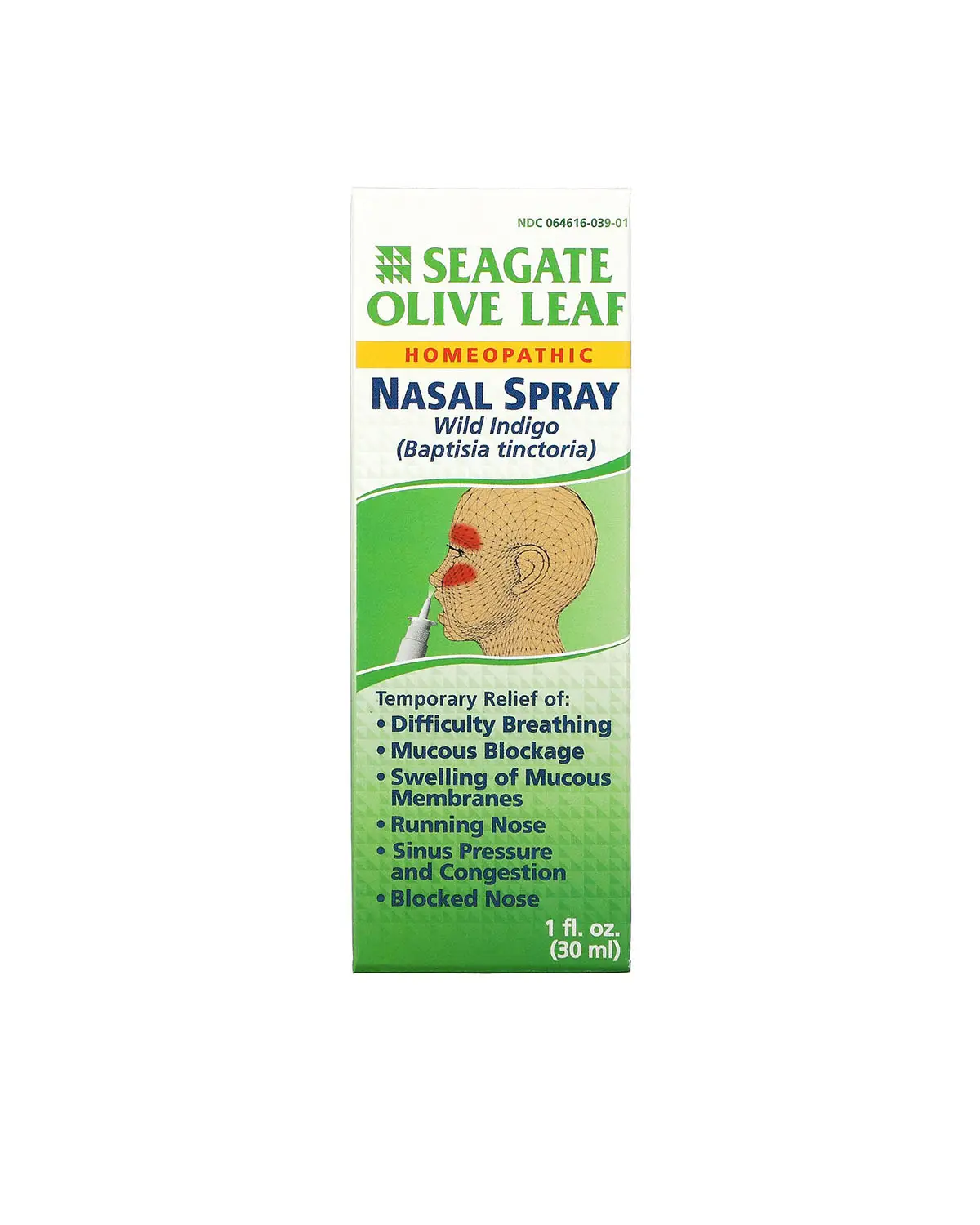 Назальний спрей з листям оливи | 30 мл Seagate 20202679