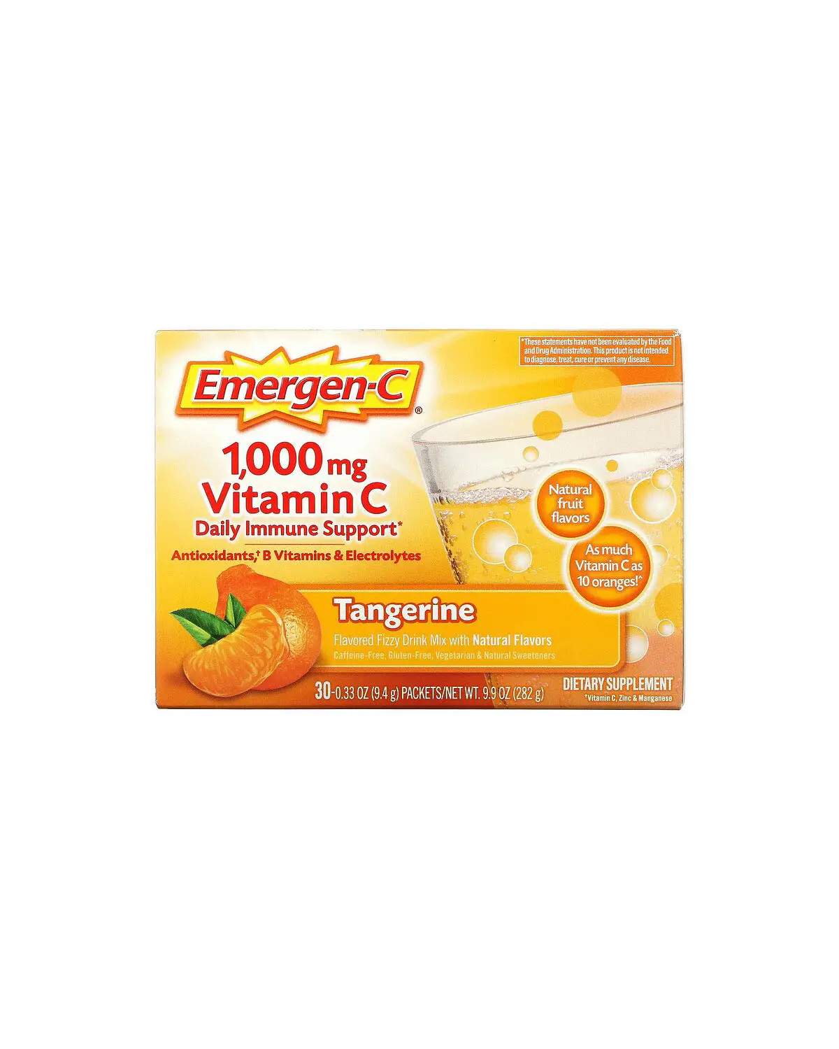 Вітамін С порошок смак мандарина 1000 мг | 30 пакетів Emergen-C 20202714
