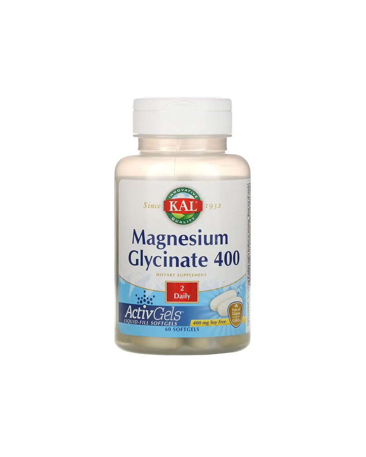 Магній гліцинат 400 мг | 60 кап KAL 20202866