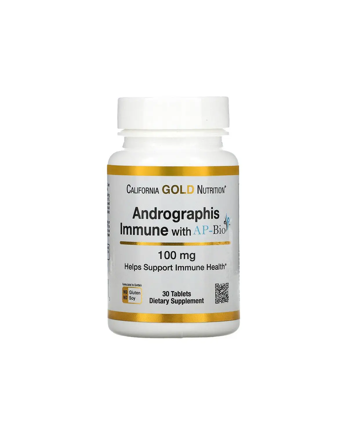 Поддержка иммунитета с андрографисом 100 мг | 30 таб California Gold Nutrition 20202918