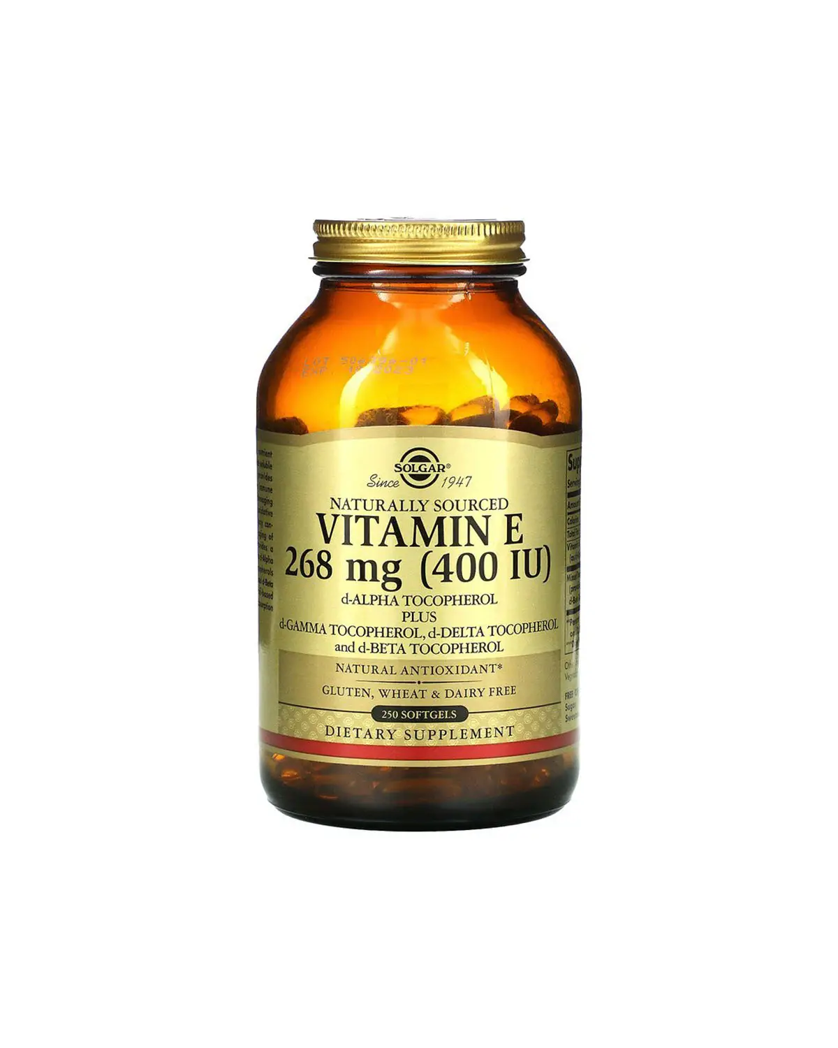 Витамин Е 268 мг | 250 кап Solgar 20202925