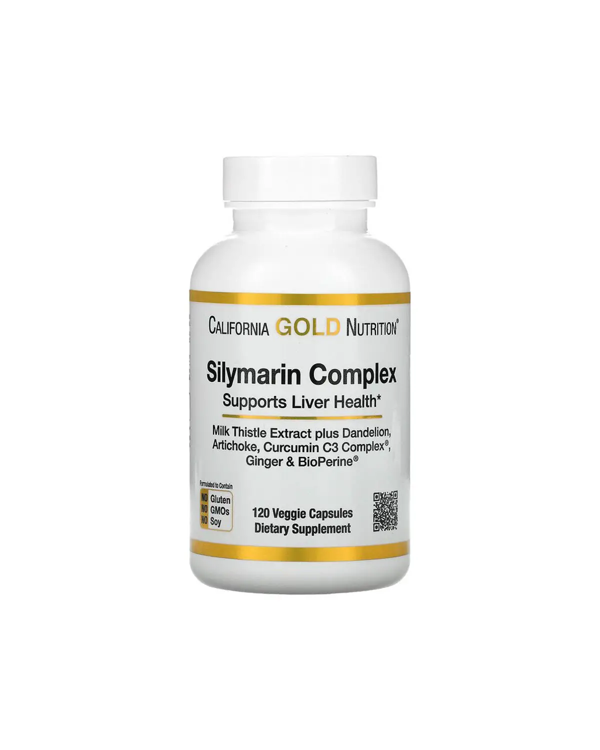 Силимариновый комплекс (расторопша) 300 мг | 120 кап California Gold Nutrition 20202956