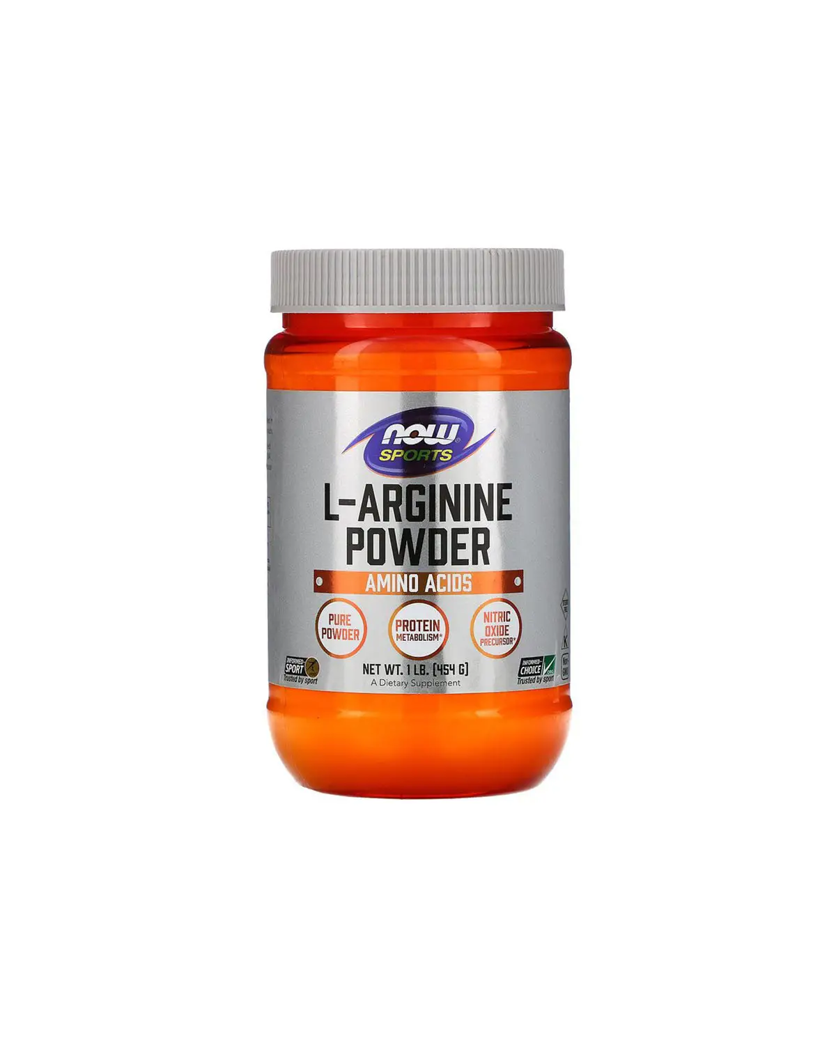 L-аргінін порошок | 454 г Now Foods 20203024