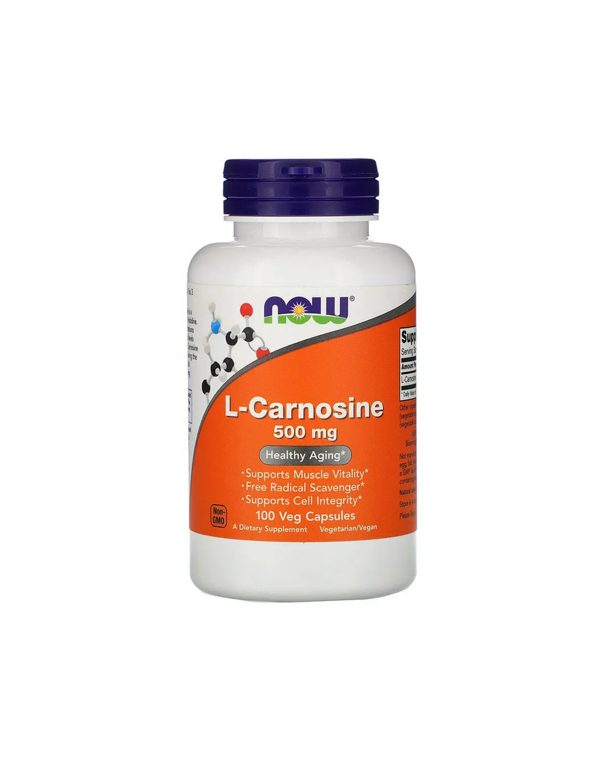 L-карнозин 500 мг | 100 кап Now Foods 20203036