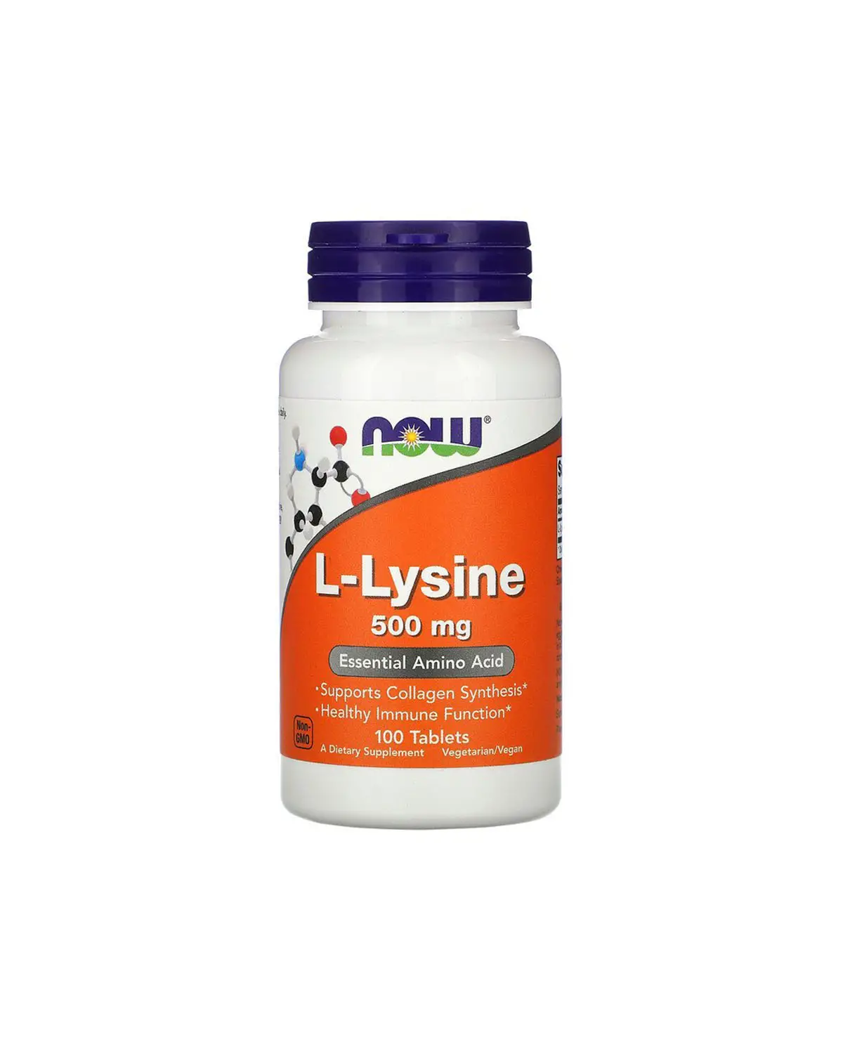 L-Лизин 500 мг | 100 таб Now Foods 20203045