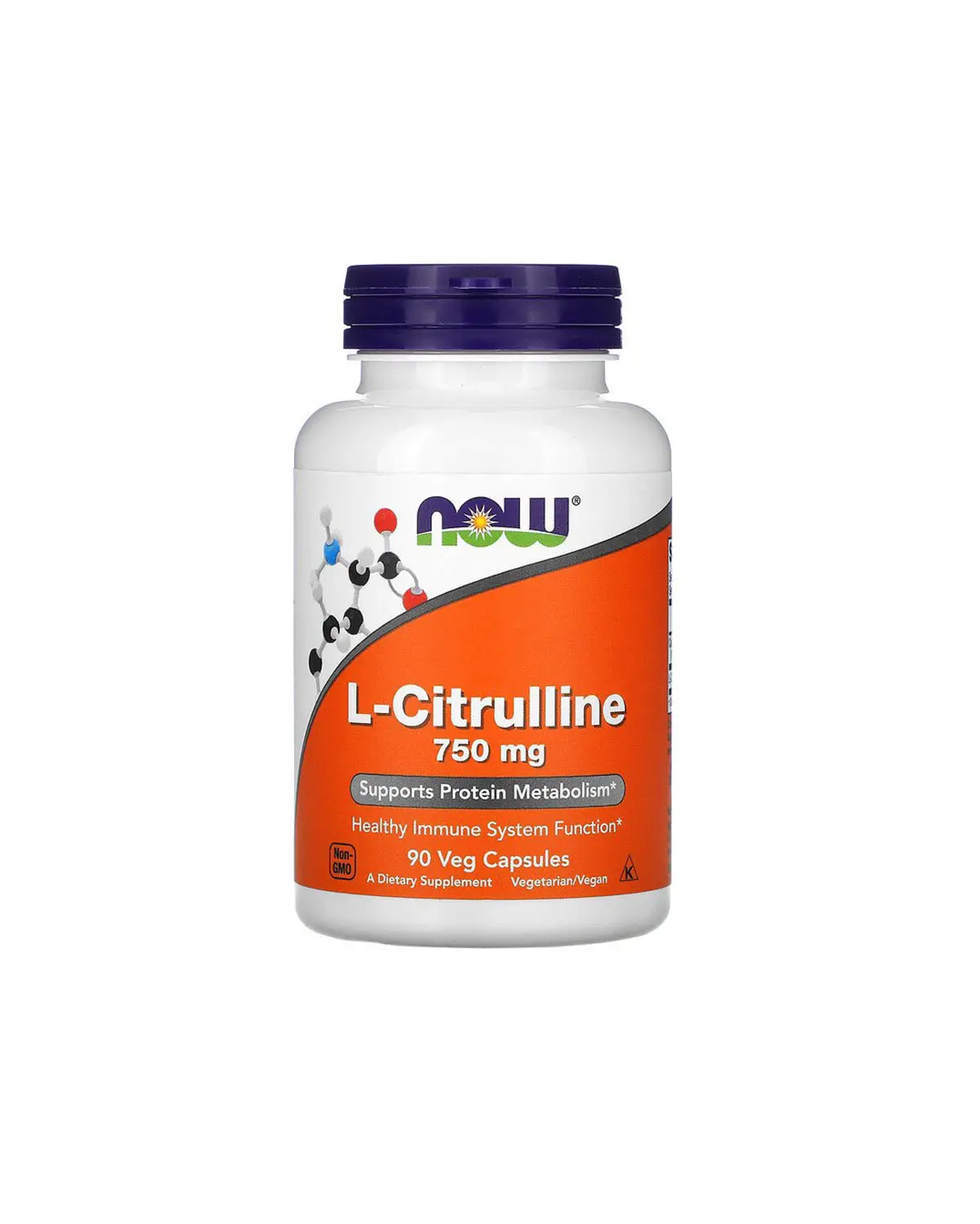 L-Цитрулін 750 мг | 90 кап Now Foods 20203059