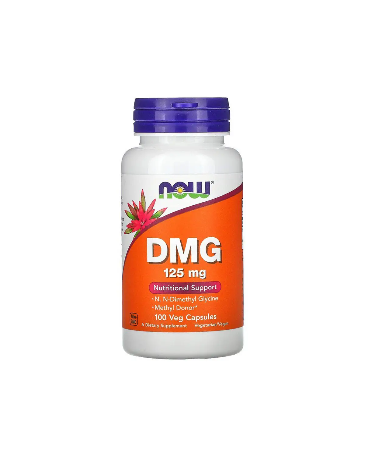 ДМГ (диметилгліцин) 125 мг | 100 кап Now Foods 20203204