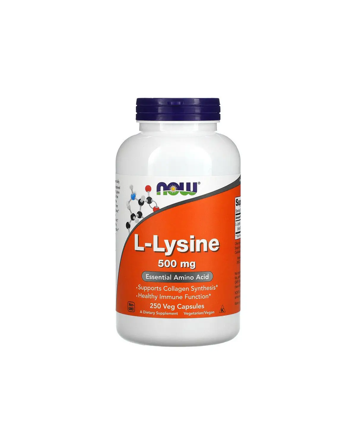 L-Лизин 500 мг | 250 кап Now Foods 20203279