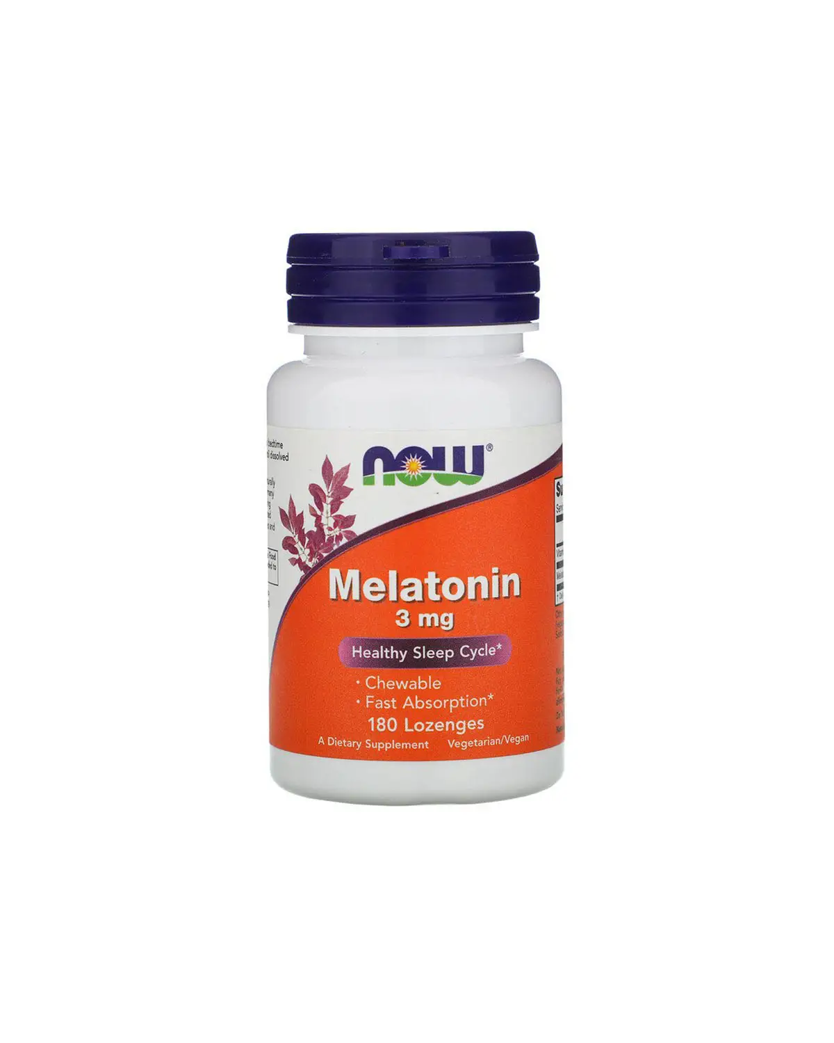 Мелатонин 3 мг | 180 леденцов Now Foods 20203299