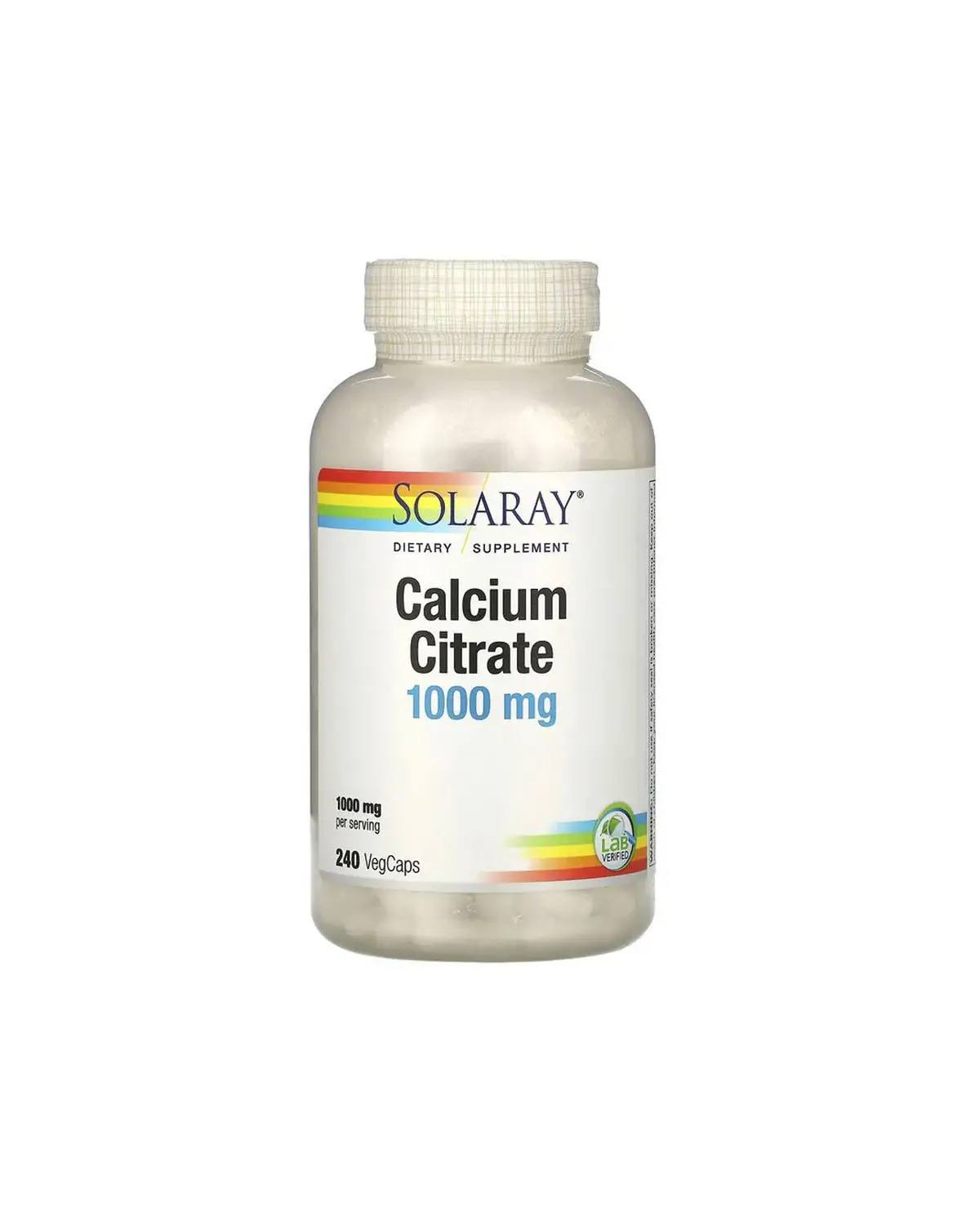 Кальцій цитрат 1000 мг | 240 кап Solaray 20203638