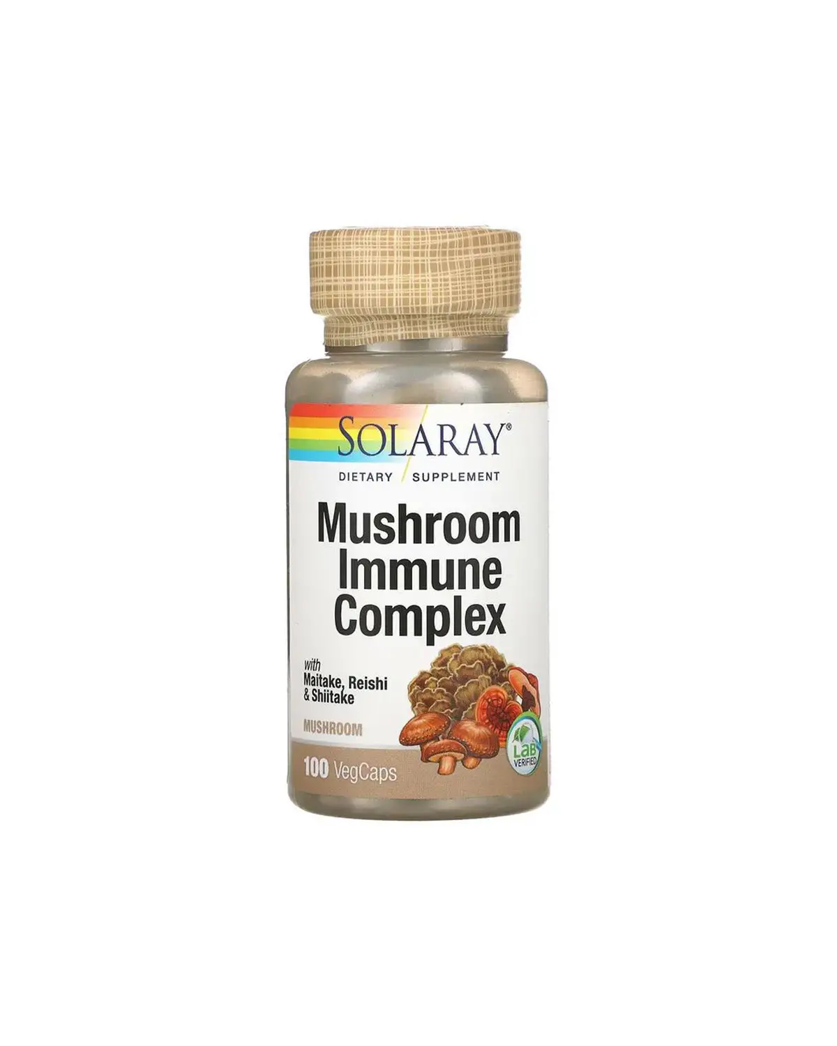 Комплекс грибів для імунітету | 100 кап Solaray 20203652