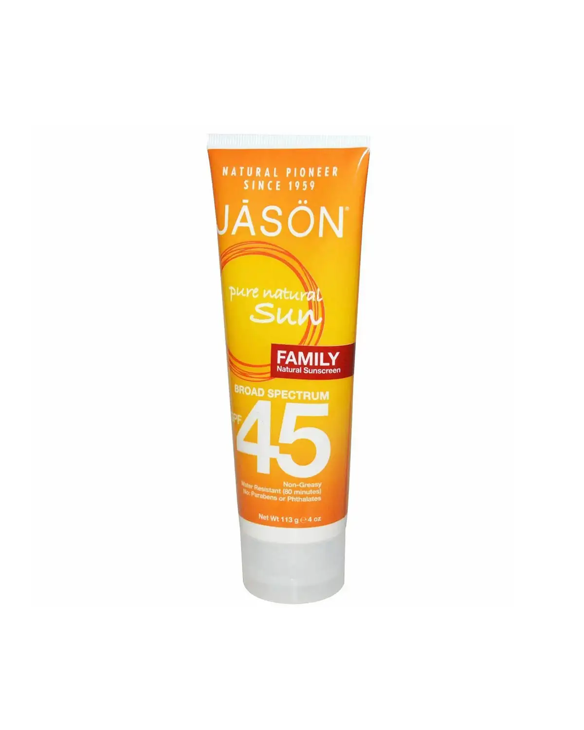 Сонцезахисний крем SPF 45 | 113 г Jason Natural 20203698