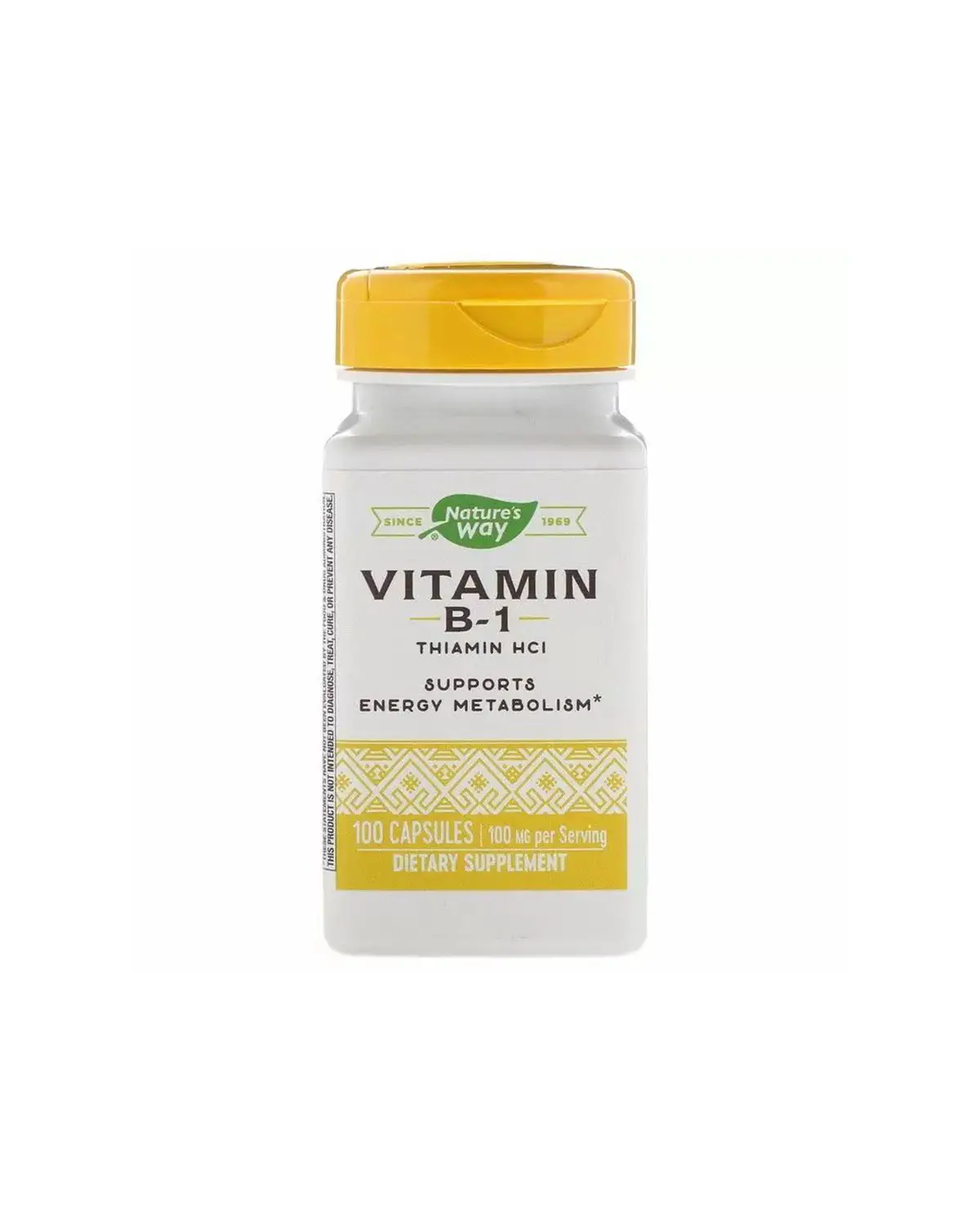 Вітамін B1 100 мг | 100 кап Nature's Way 20203773