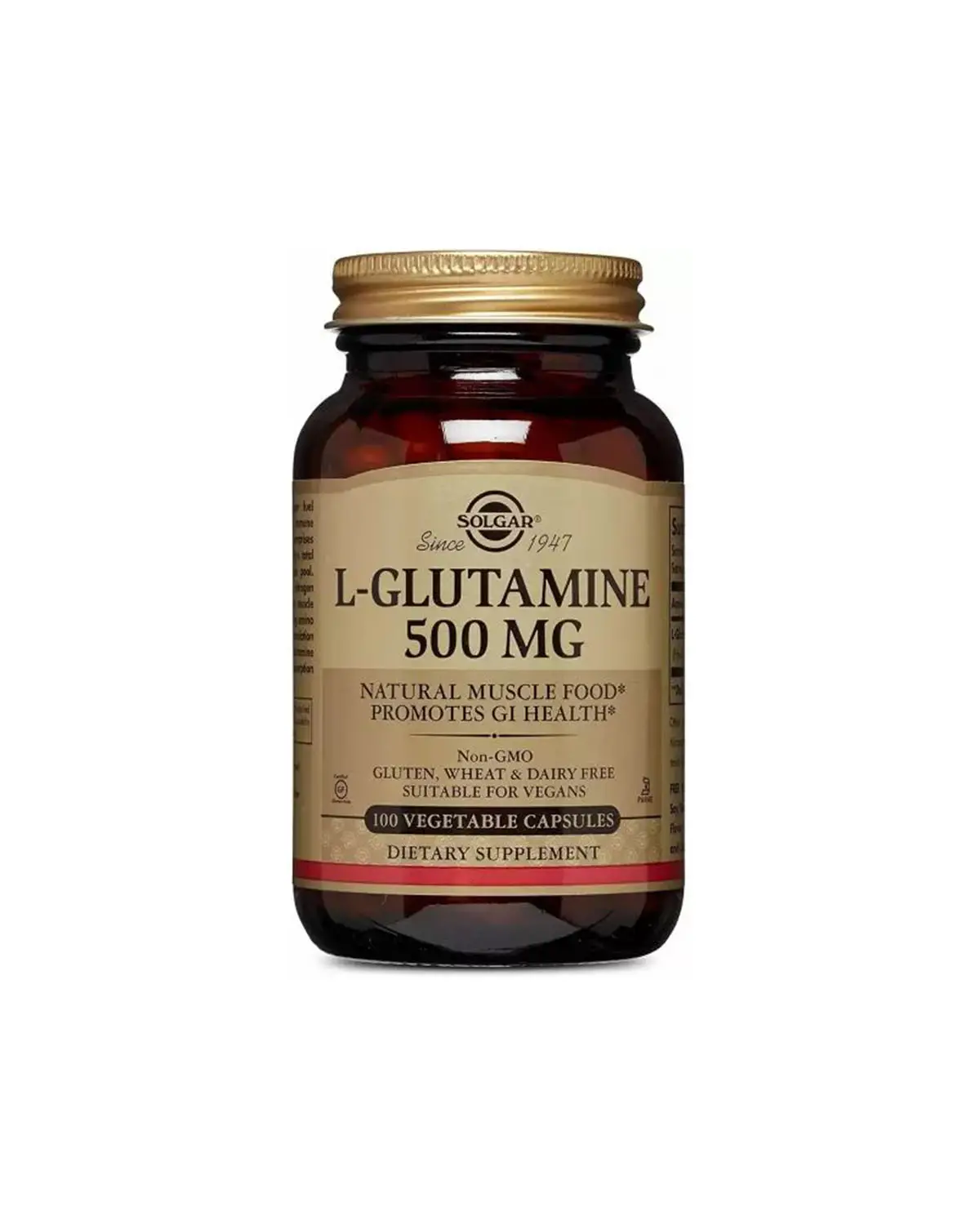 L-глутамін 500 мг | 100 кап Solgar 20203797