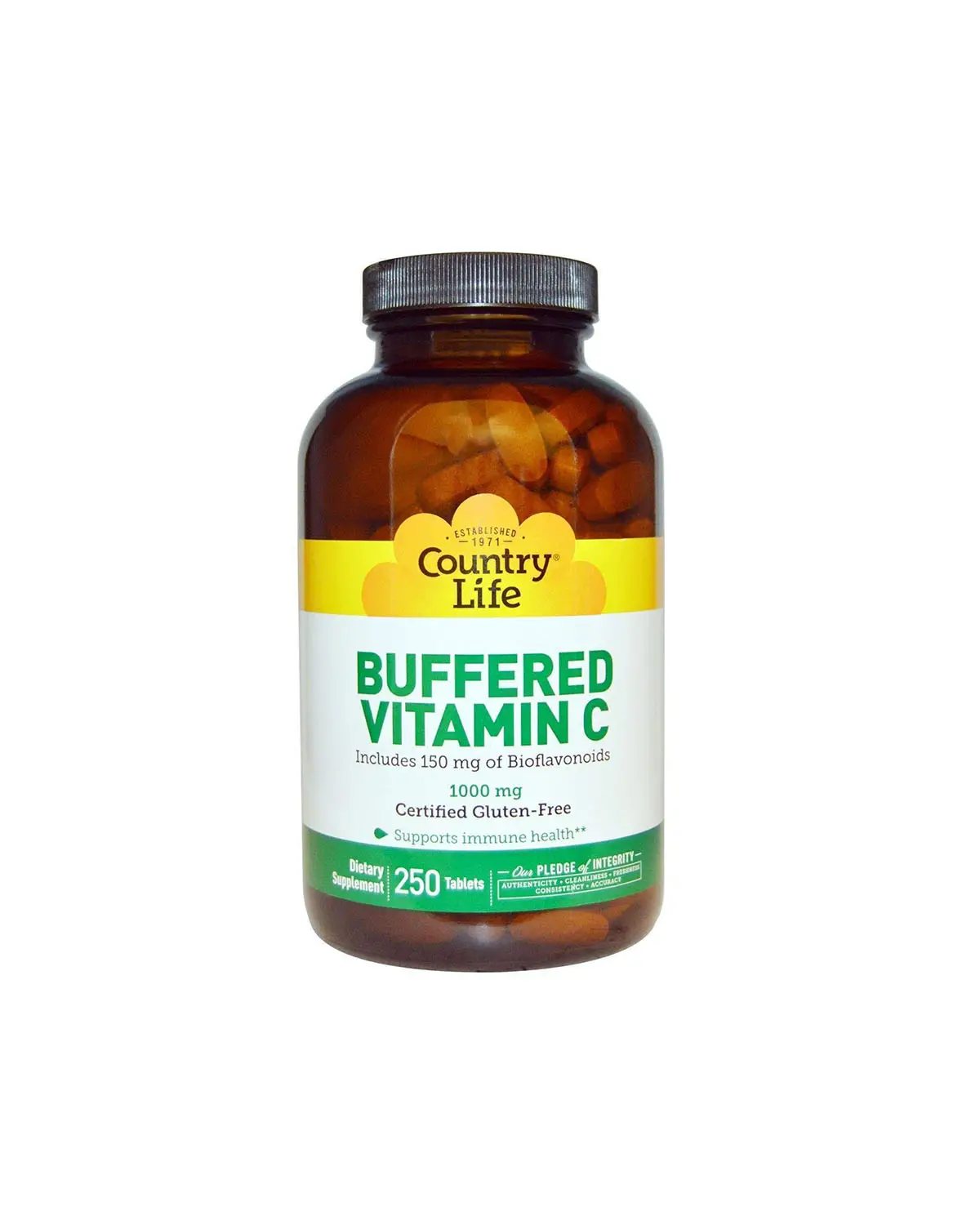 Витамин С буферизованный 1000 мг | 250 таб Country Life 20203949