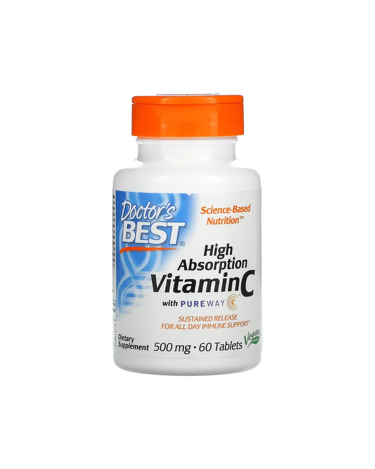 Витамин С с высокой усвояемостью 500 мг | 60 таб Doctor's Best 202040253