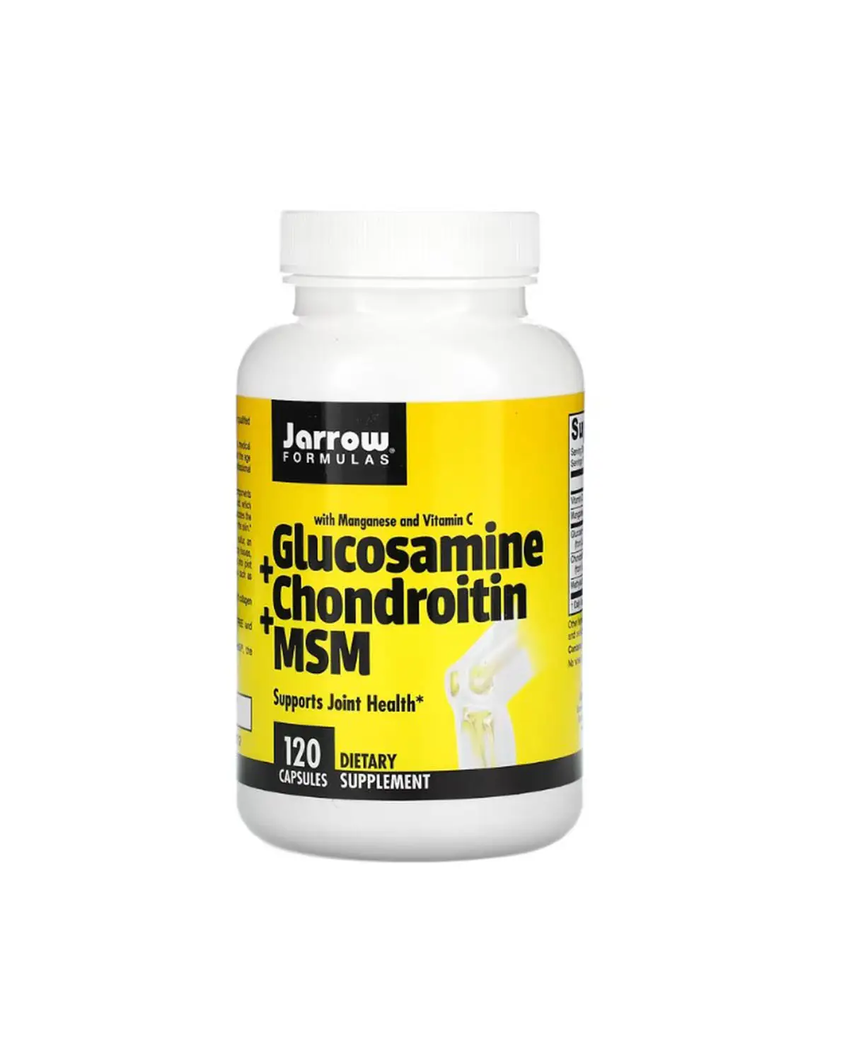 Глюкозамін і хондроїтин + МСМ | 120 кап Jarrow Formulas 202040594