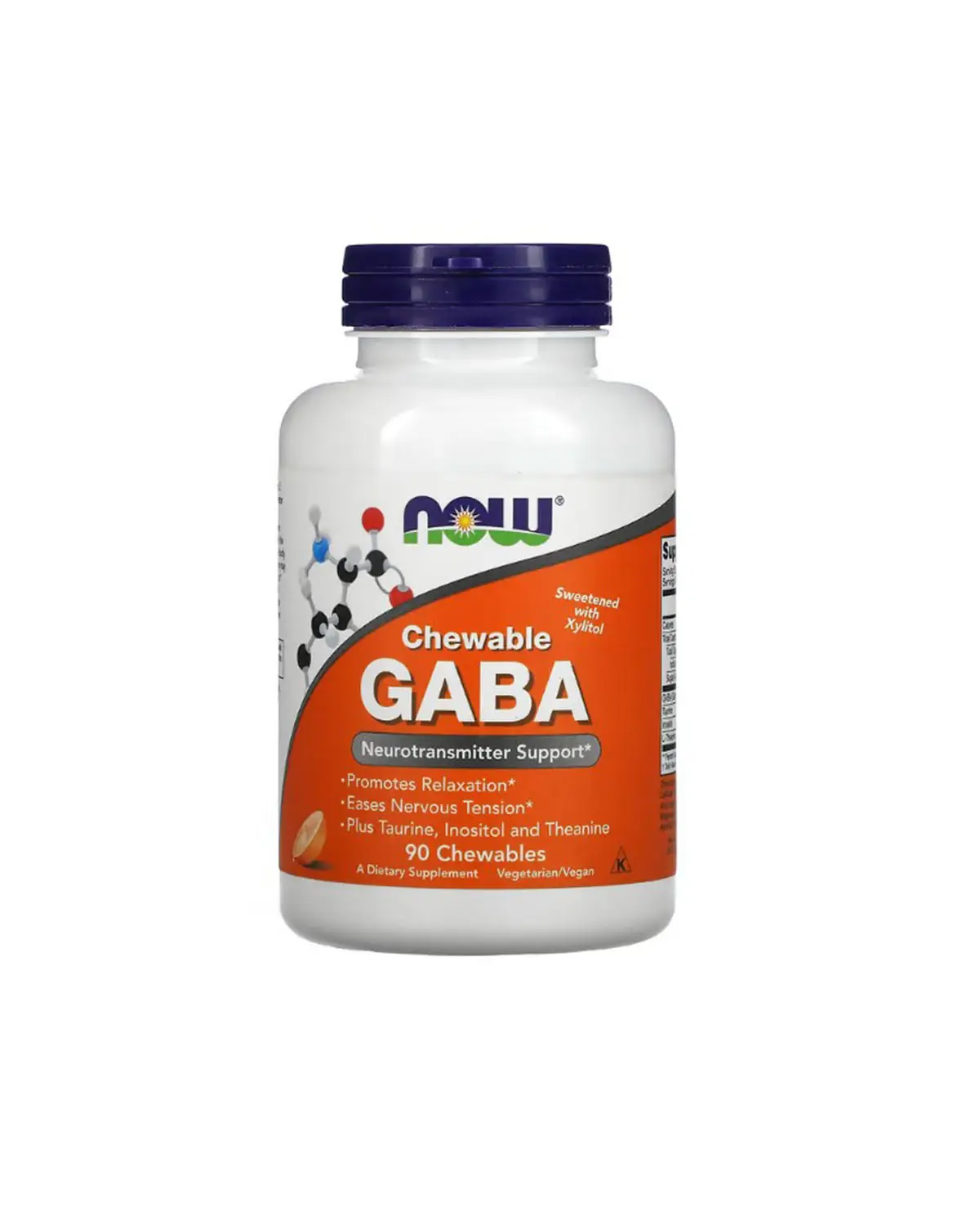 Гамма-аминомасляная кислота (GABA) | 90 жев таб Now Foods 202040608