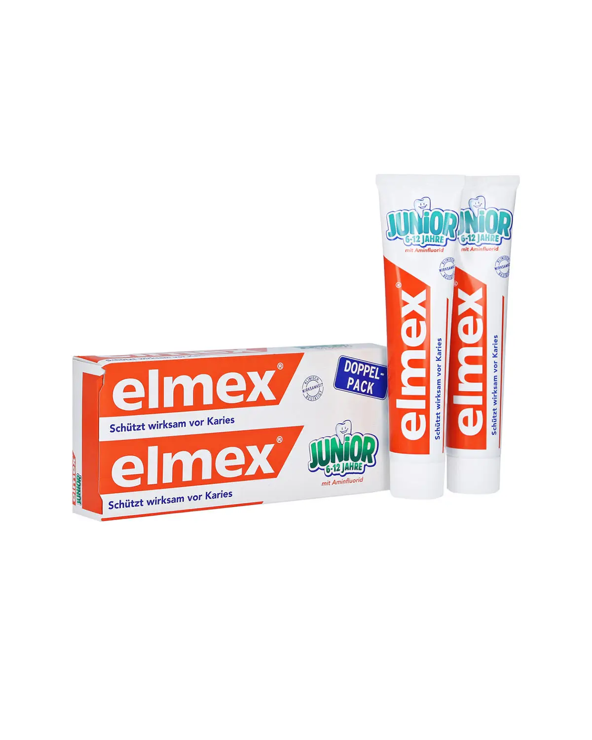 Детская зубная паста юниор 6-12 лет | 2 х 75 мл Elmex 202040726